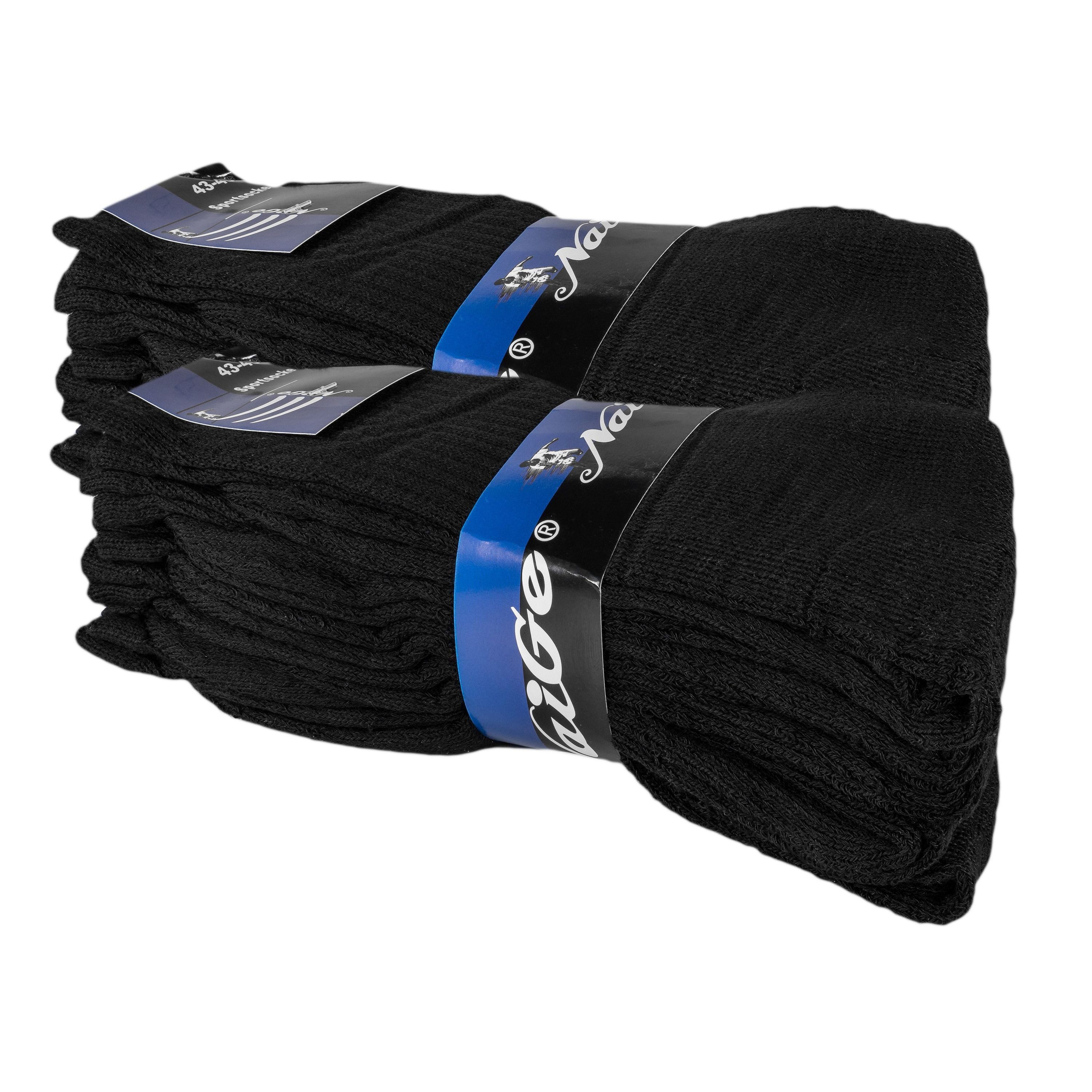 TEXEMP Tennissocken 10 - 20 - 30 Paar Tennis Socken Herren & Damen Baumwolle Freizeit (Packung, 10-Paar) 80% Baumwolle - Hautfreundlich