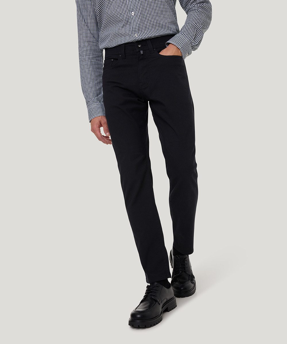 Pierre Cardin 5-Pocket-Jeans Lyon Tapered Baumwoll-Flachgewebe mit feiner S günstig online kaufen