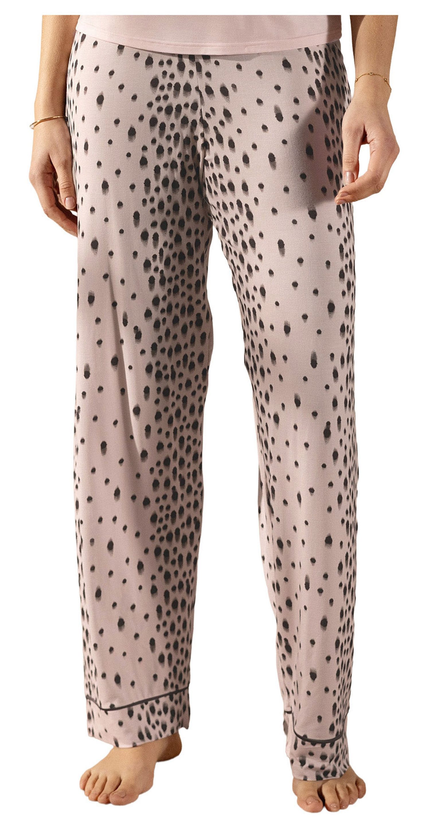 Nina Von C. Pyjamahose Damen Schlafanzughose Modal (1-tlg) Modisches Design