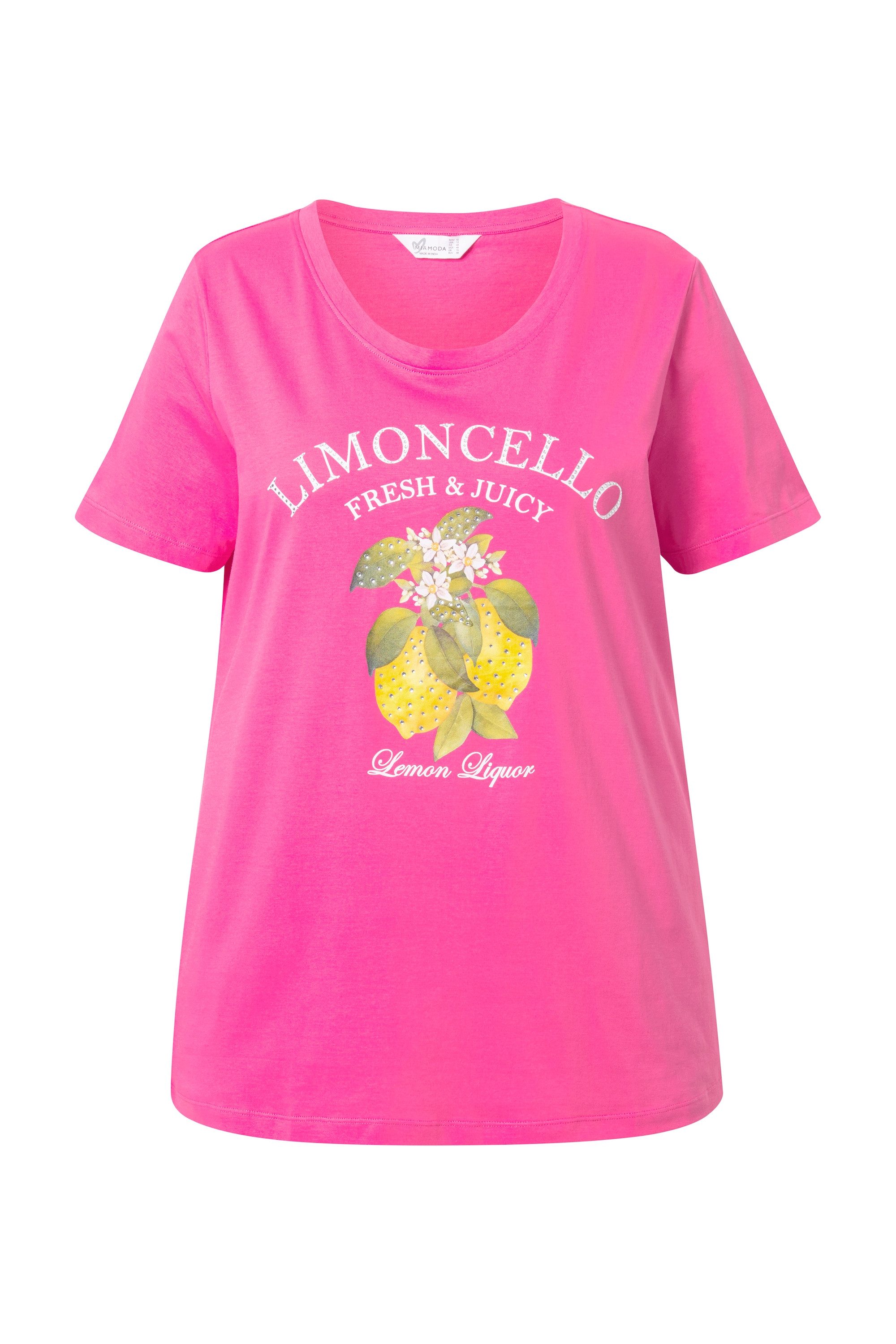 MIAMODA T-Shirt T-Shirt Zitronen-Motiv Halbarm günstig online kaufen