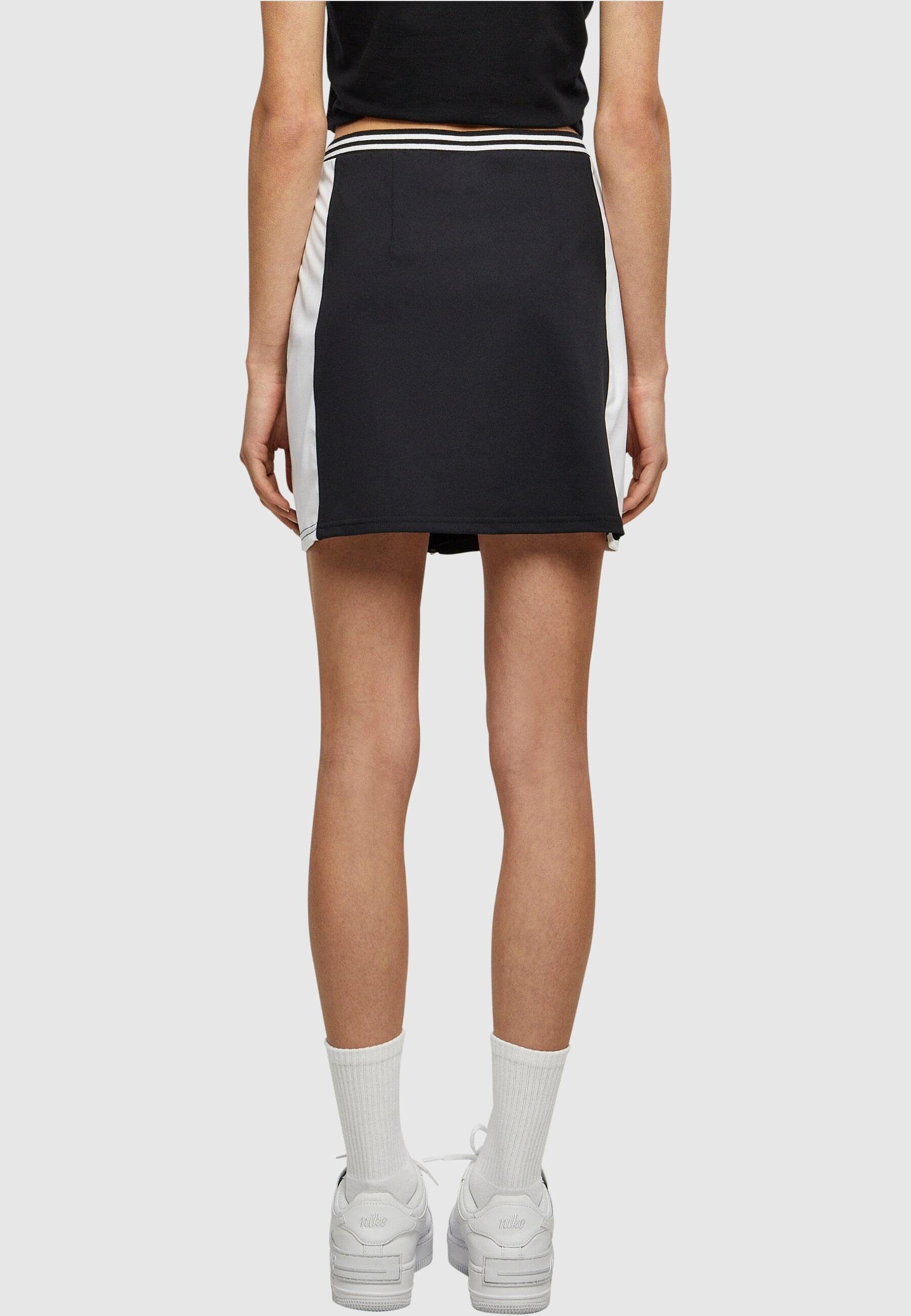 Skirt (1-tlg) URBAN CLASSICS Damen Jerseyrock Ladies College Zip