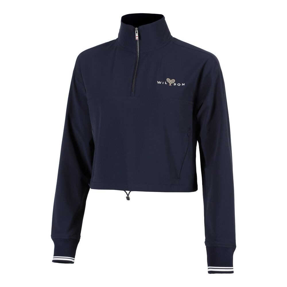 Wilson Sweatshirt W Davenport Woven Popover Classic Navy