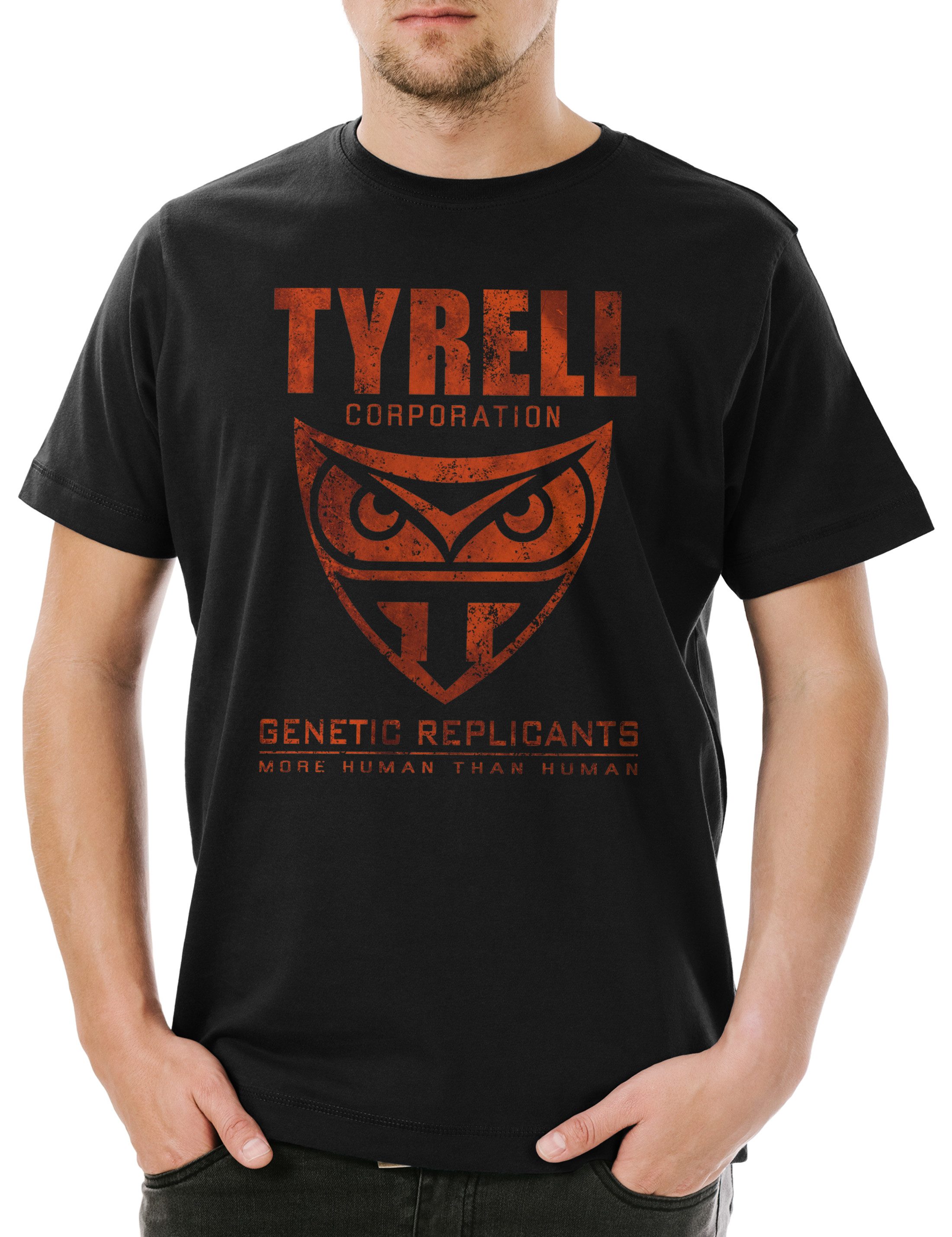 Print-Shirt Tyrell Corporation Herren T-Shirt Blade Nexus 6 Replicants Runner Corp
