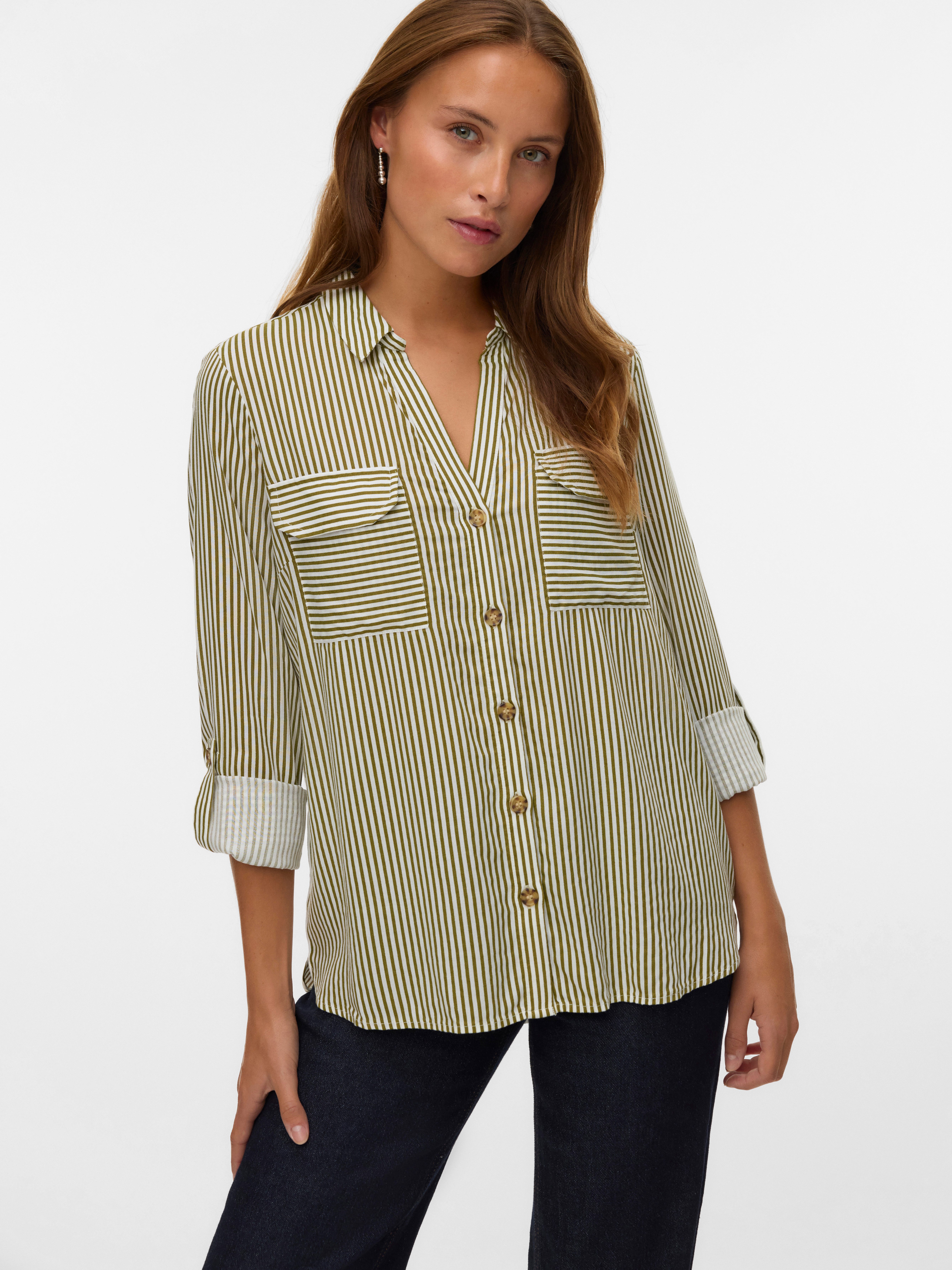 Vero Moda Hemdbluse VMBUMPY L/S SHIRT günstig online kaufen
