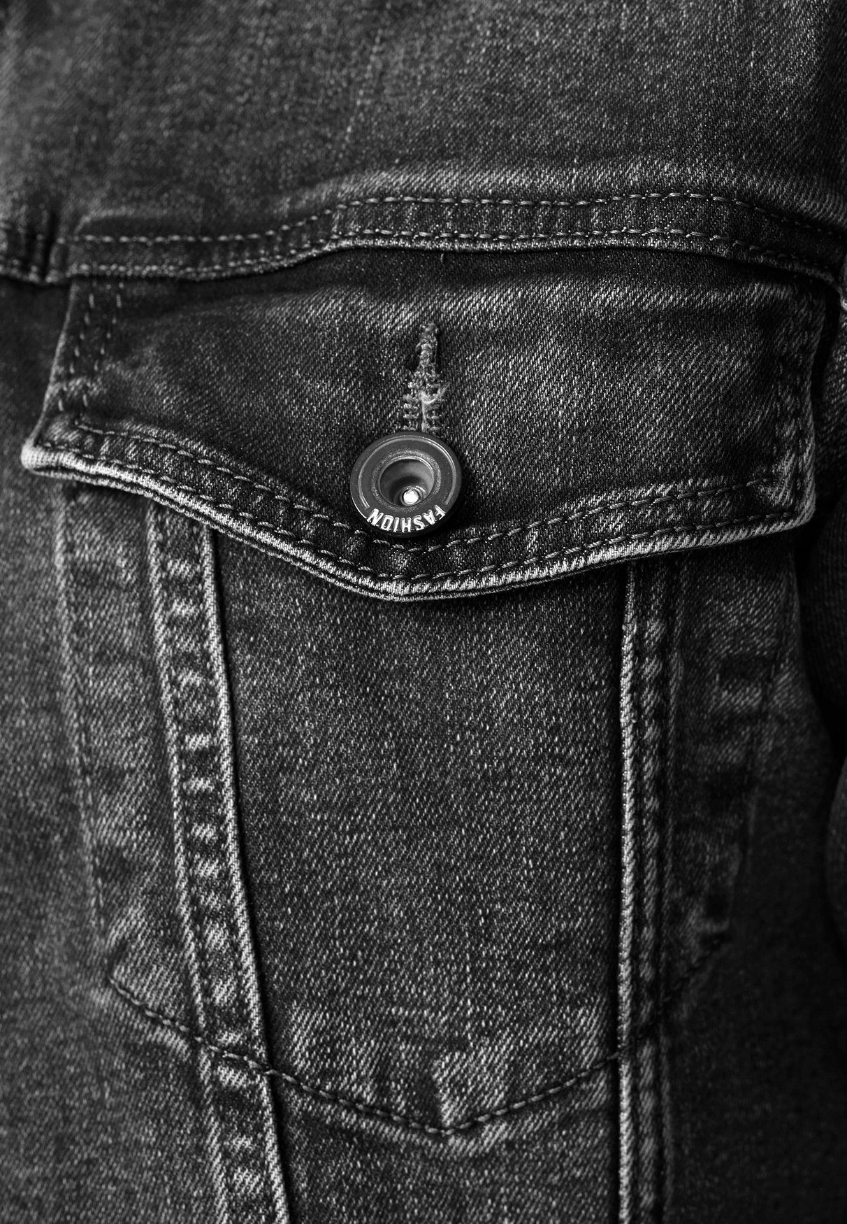 5924 Classic Stone Jeans Jacke Wash Jeansjacke Denim in Giani Schwarz 5 Biker