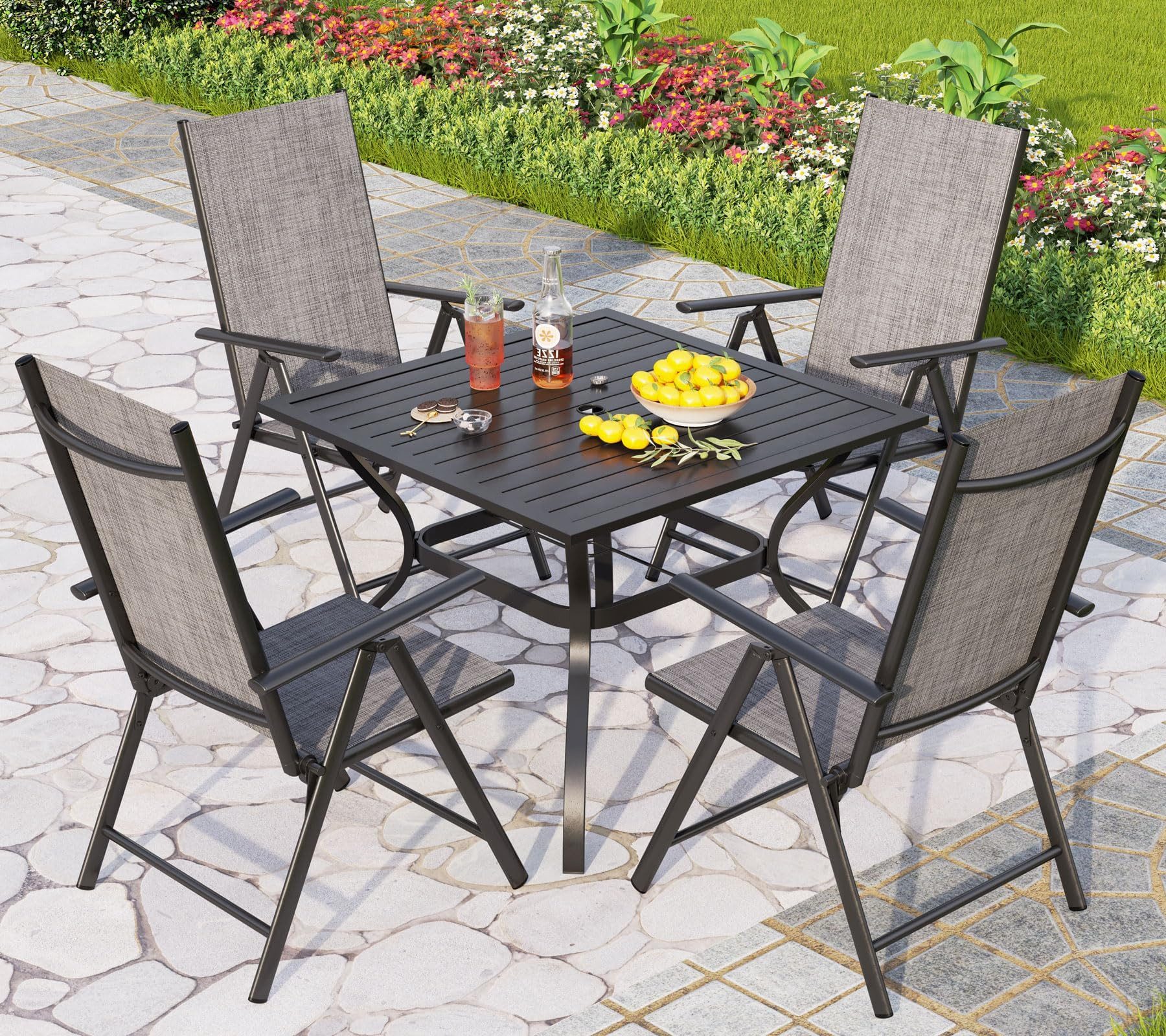 PHI VILLA Garten-Essgruppe, (Outdoor Terrassenmöbel Set günstig online kaufen