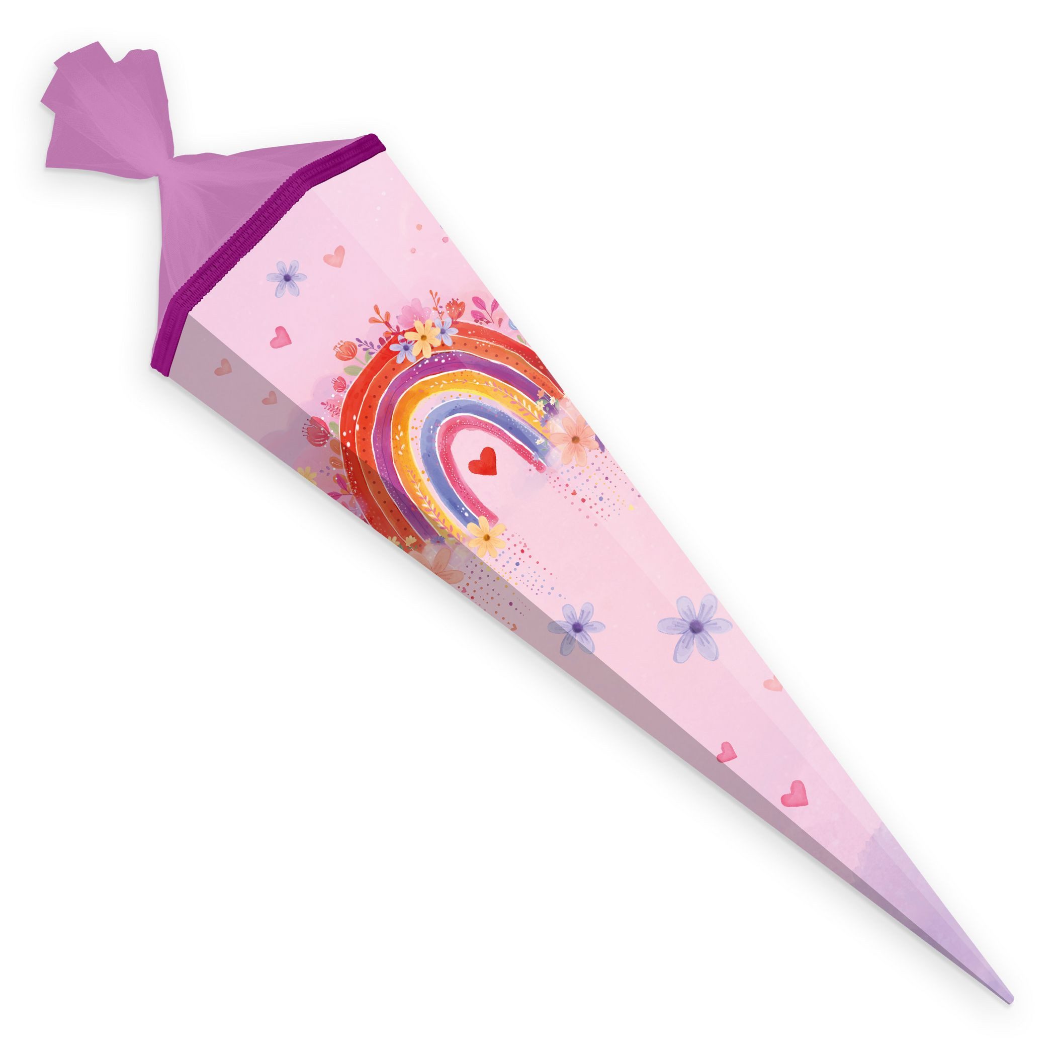 itenga Schultüte itenga Schultüte 85cm eckig Motiv Regenbogen - RAINBOW DREAMS
