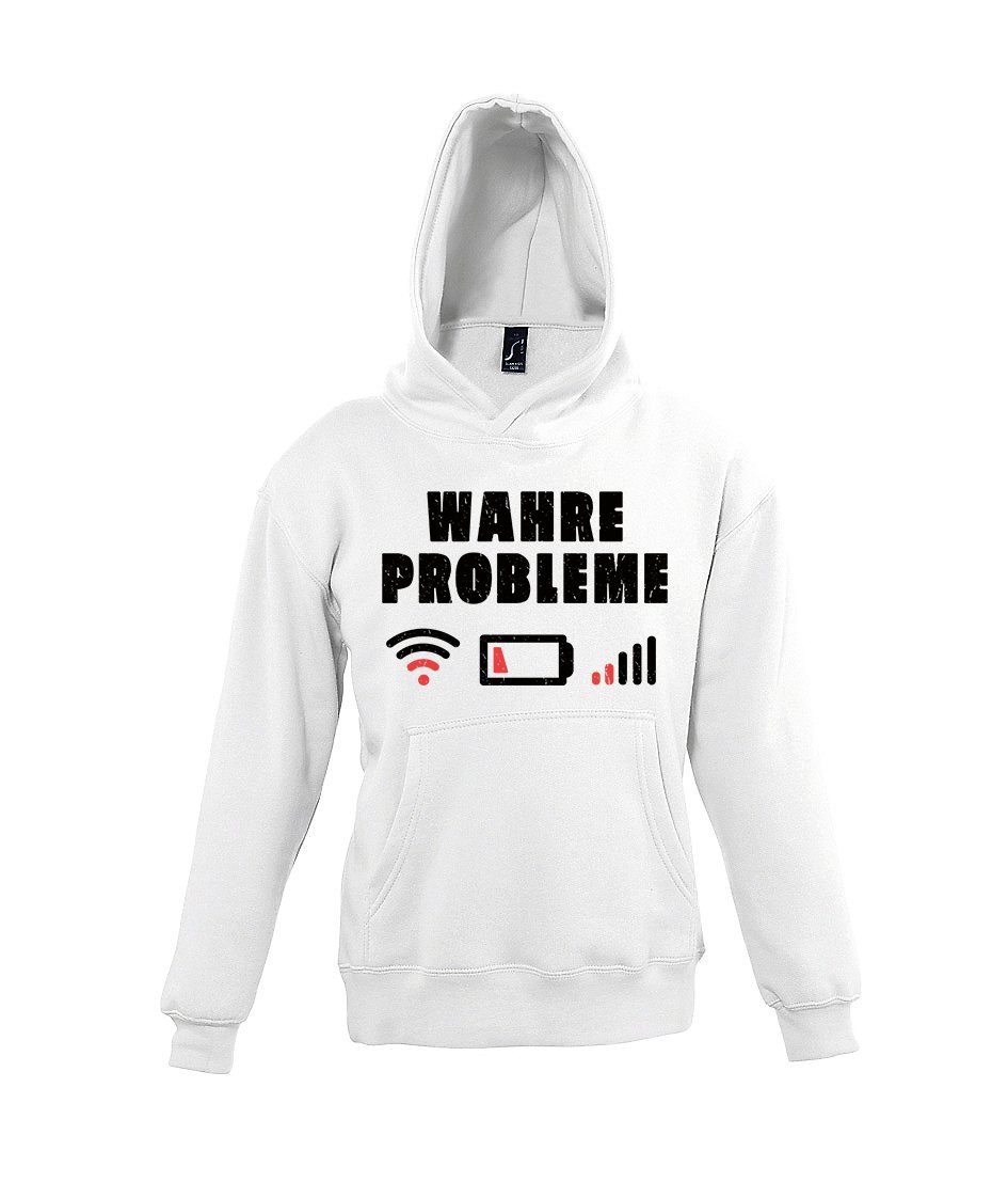 Kapuzenpullover "Wahre Probleme" Hoodie Pullover für Jungen und Mädchen