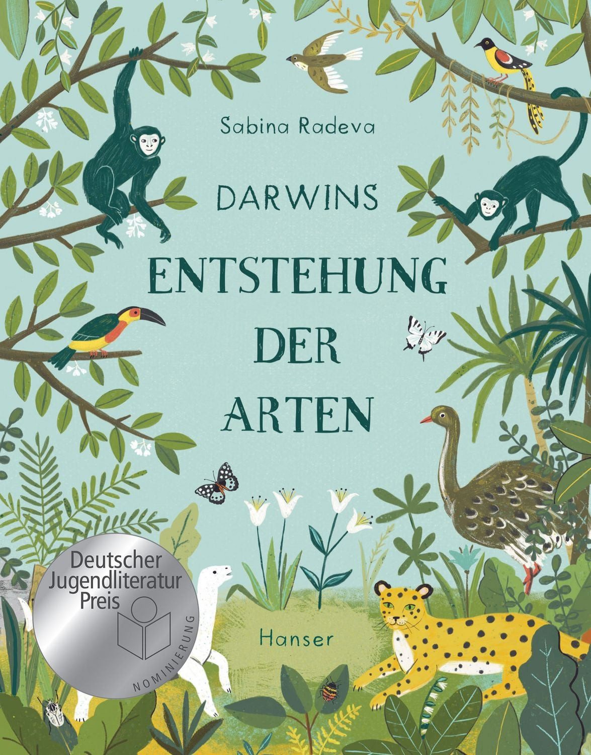 Darwins Entstehung der Arten / Sabina Radeva, Nominiert für: Deutscher Jugendliteraturpreis
