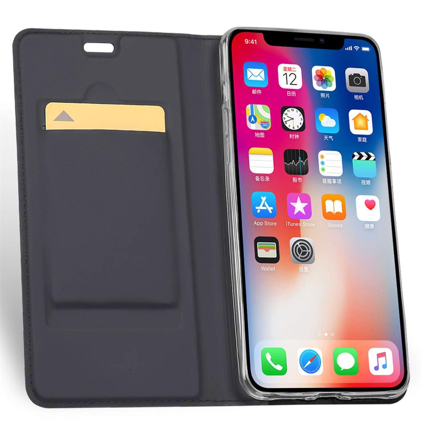 CoolGadget Handyhülle Magnet Case Handy Tasche für Apple iPhone 11 6,1 Zoll, Hülle Klapphülle Ultra Slim Flip Cover für iPhone 11 Schutzhülle – Bild 5 von 5
