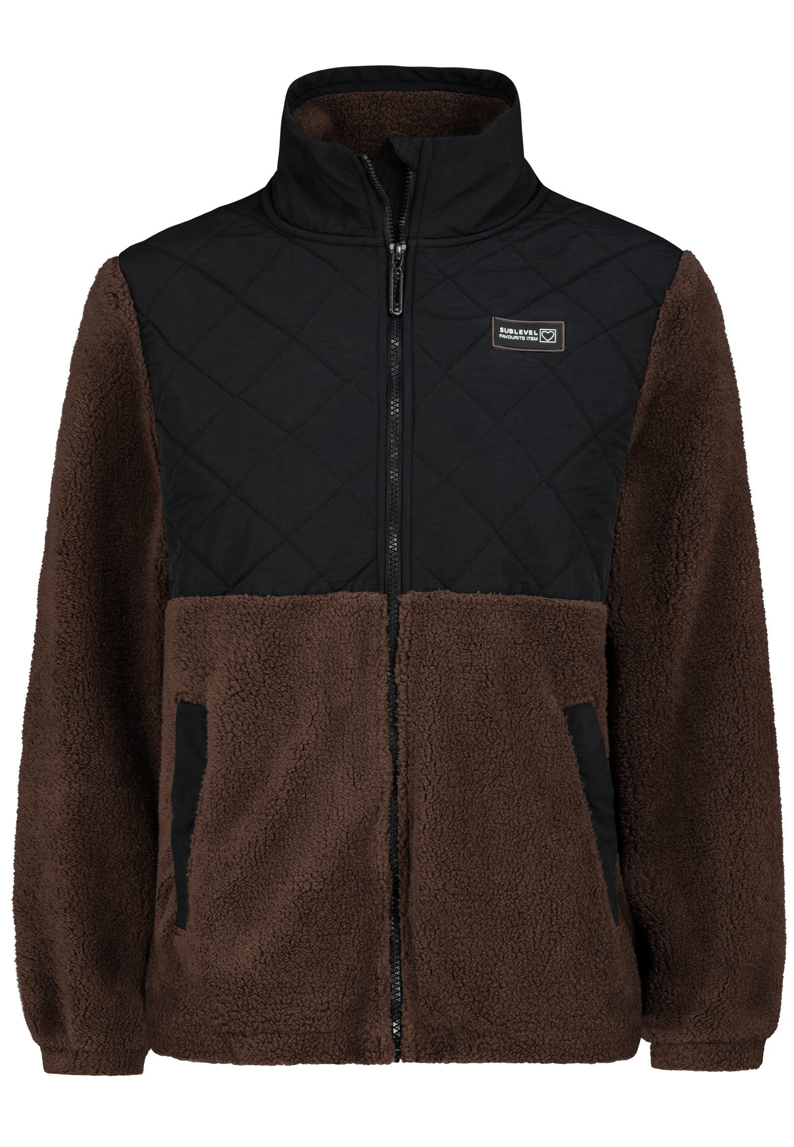 SUBLEVEL Blouson Gemütliches Outdoor-Design mit Reißverschluss. (1-St) D20004M02673_Jacket