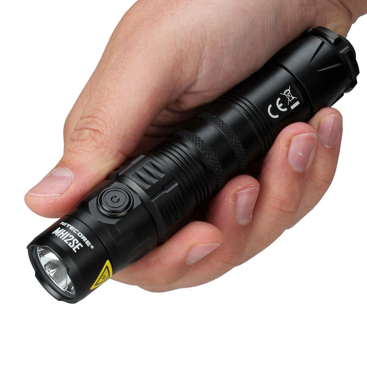 Nitecore LED Taschenlampe MH12SE Taschenlampe Lumen 1800 LED