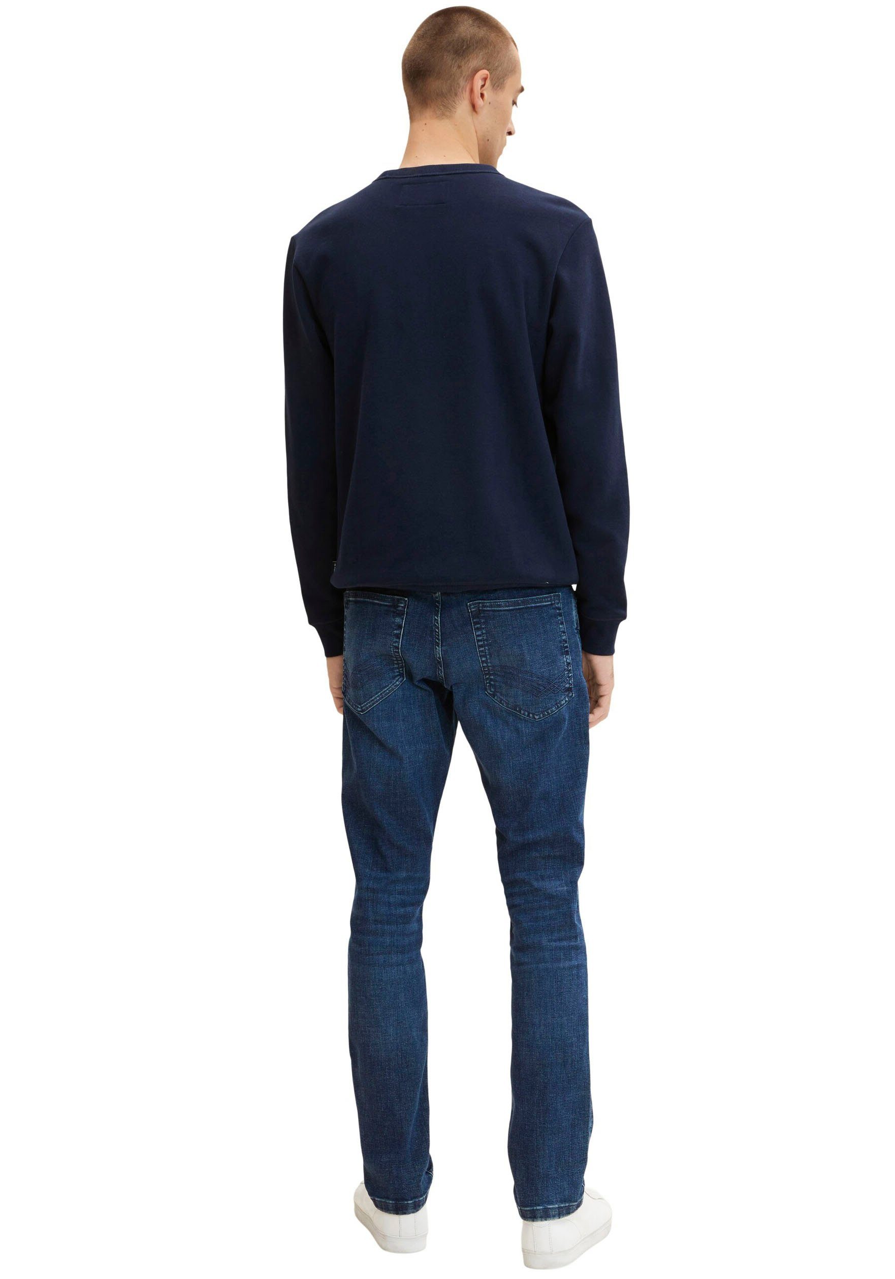 lässiger in Slim-fit-Jeans blue stone JOSH Optik TOM used TAILOR mid