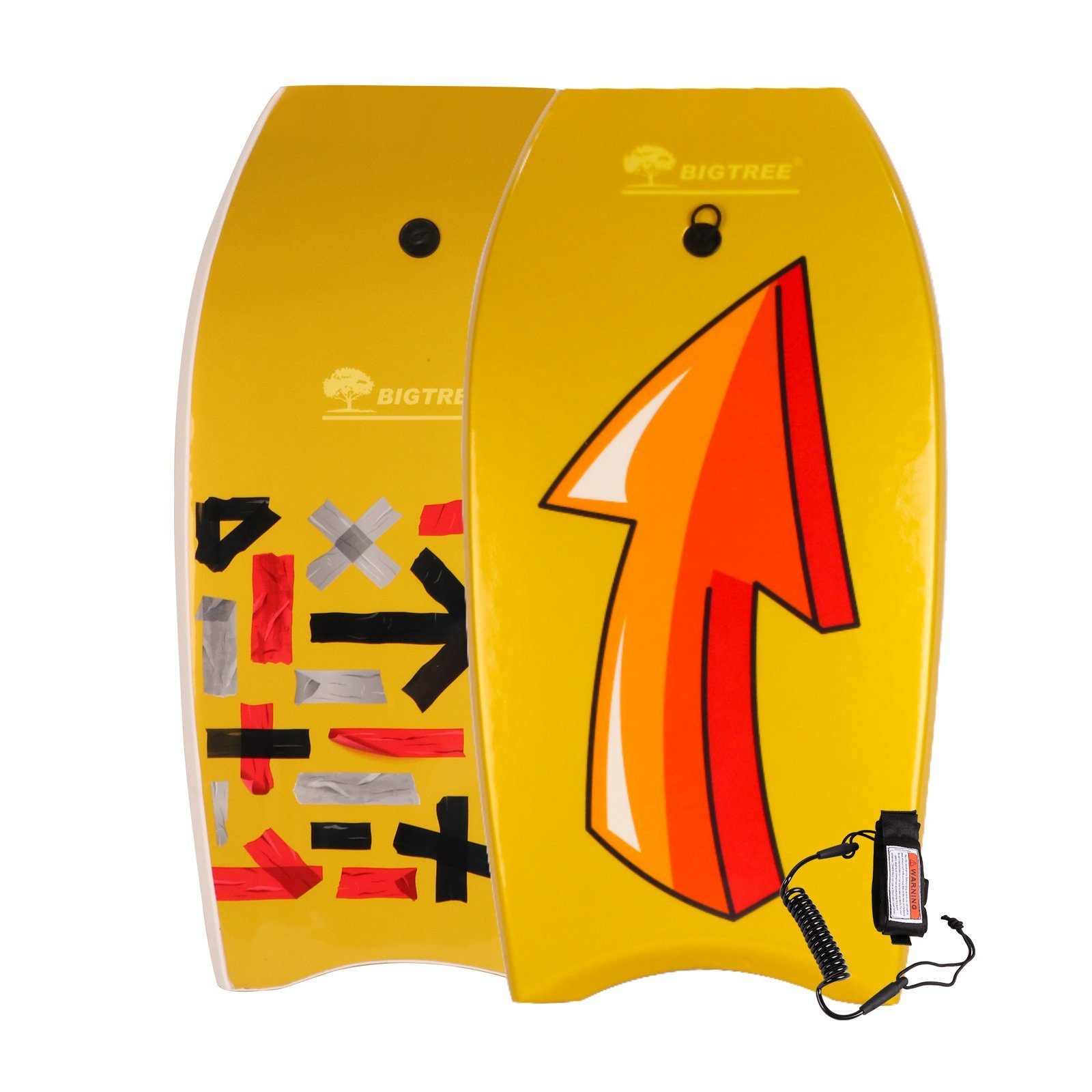BIGTREE Schwimmhilfe Schwimmboard mit Zugseil und Handgelenkgurt (Pool Schwimmhilfe mit Griffen für Jugendliche & Erwachsene)