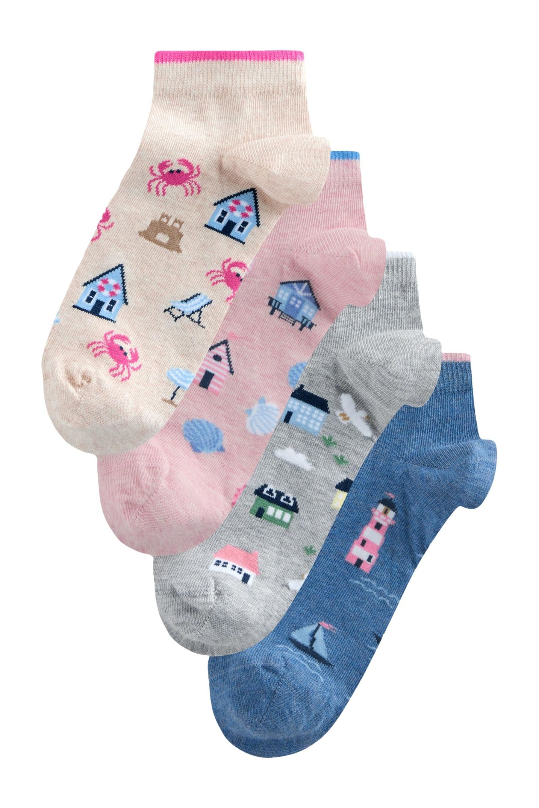 Basicsocken Sneaker-Socken, 4er-Pack