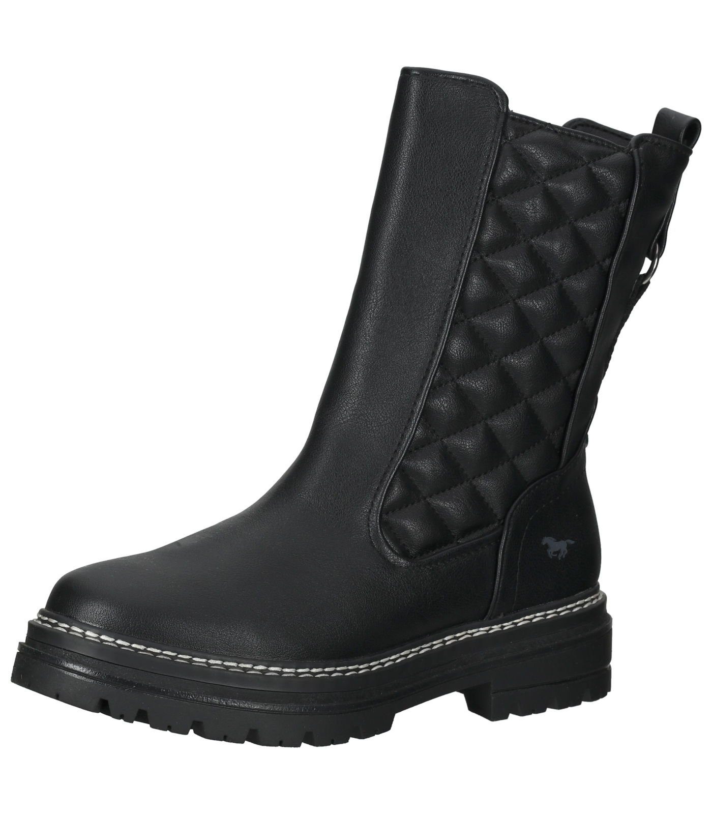 MUSTANG Stiefelette Lederimitat Stiefelette