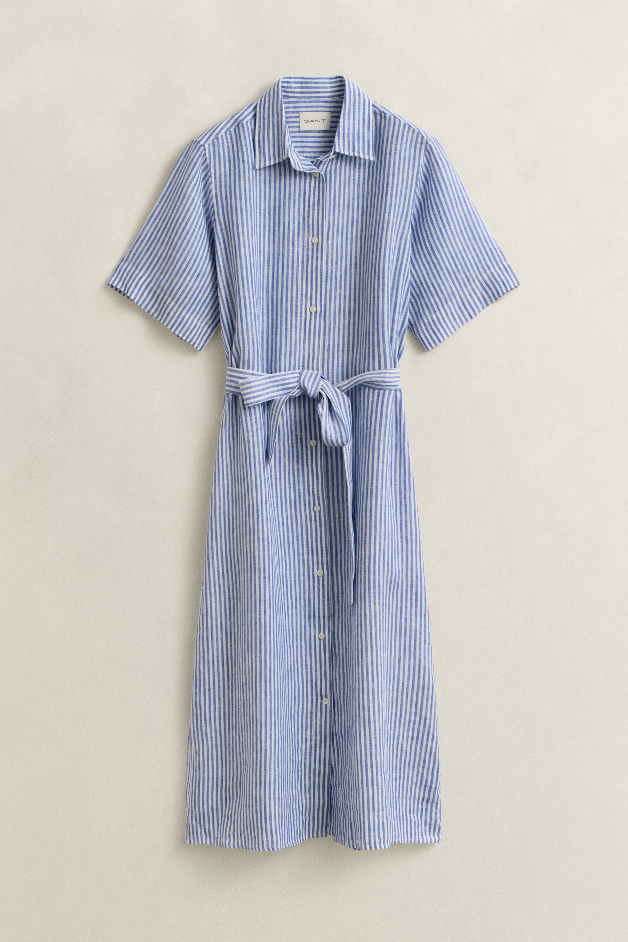 Hemdblusenkleid STRIPED LINEN