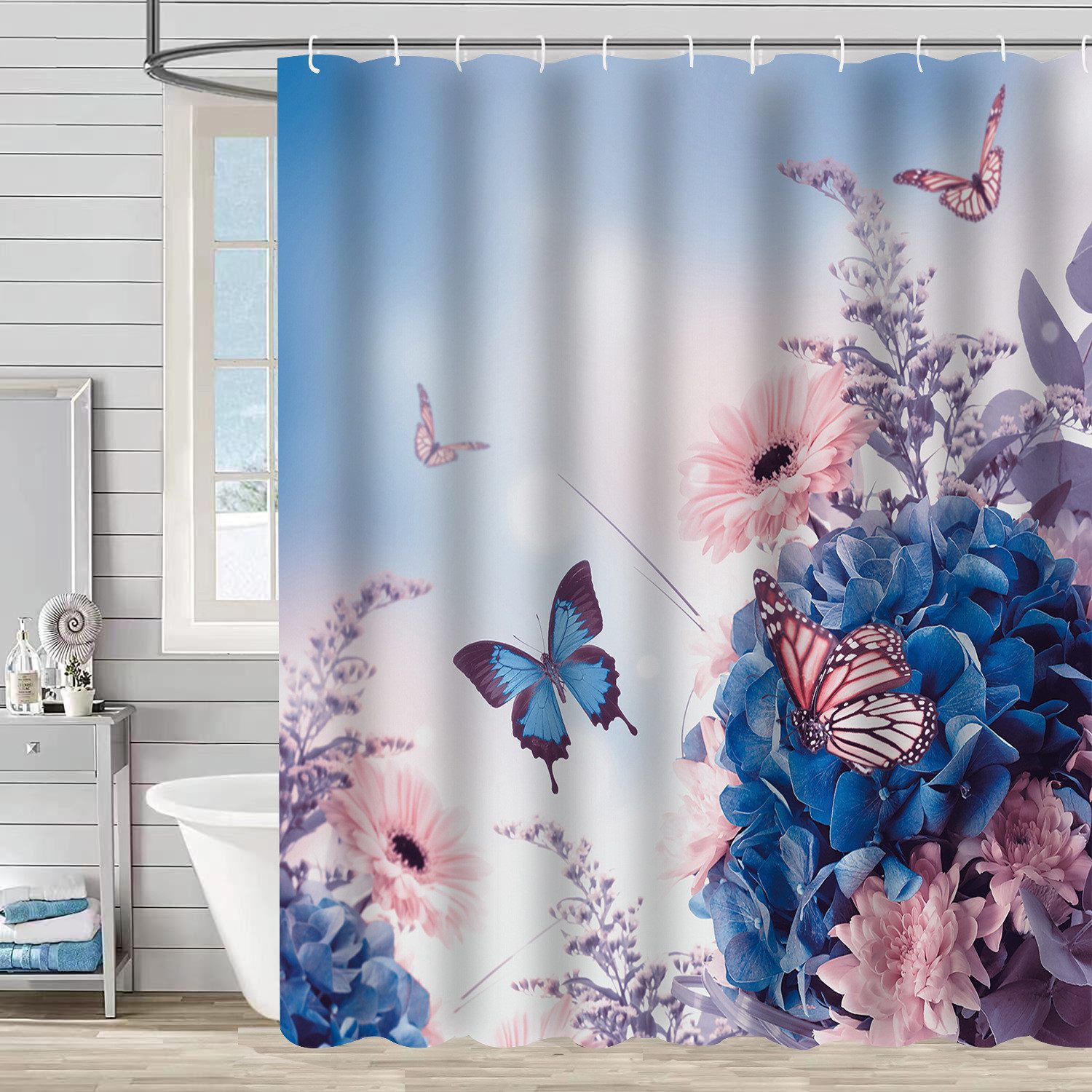 BYSURE Duschvorhang Breite 180 cm (1-tlg), günstig online kaufen