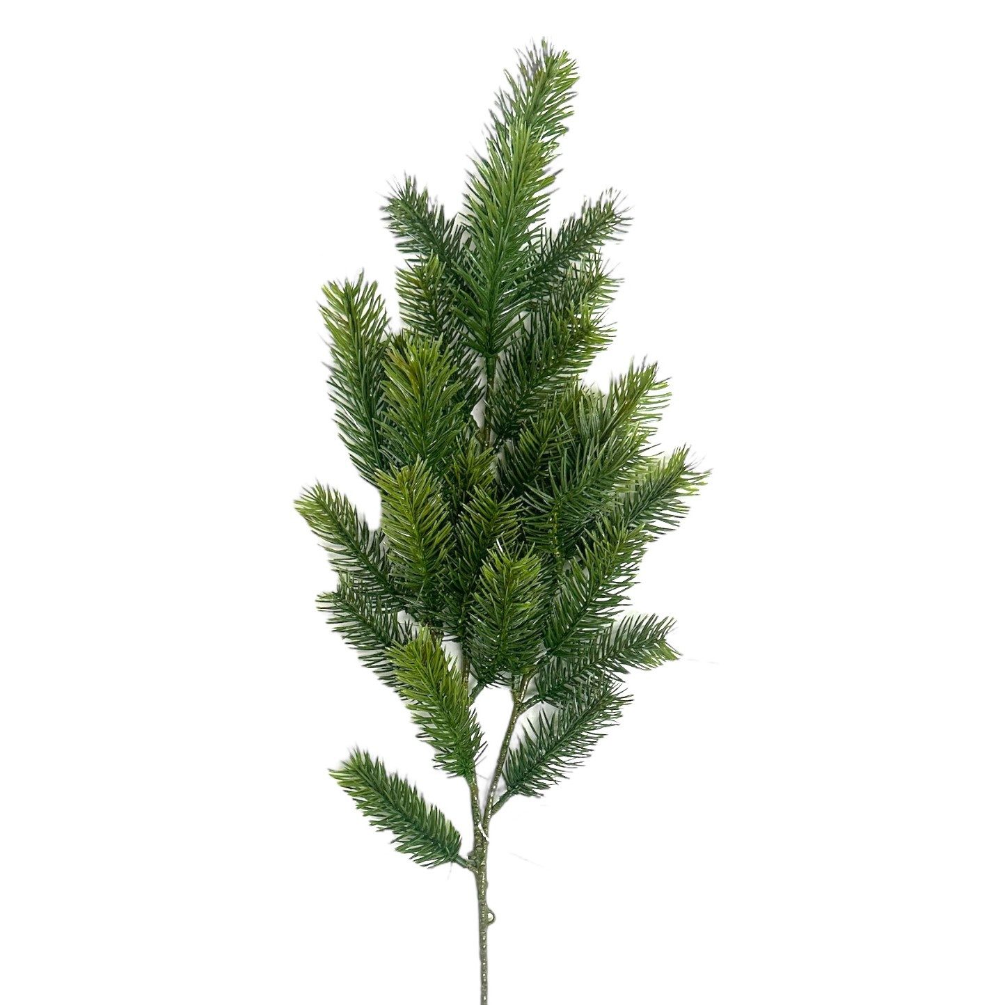 Kunstzweig Künstlicher Tannenzweig mit 28 Trieben. Ca 67cm., Gasper, Höhe 67.00 cm