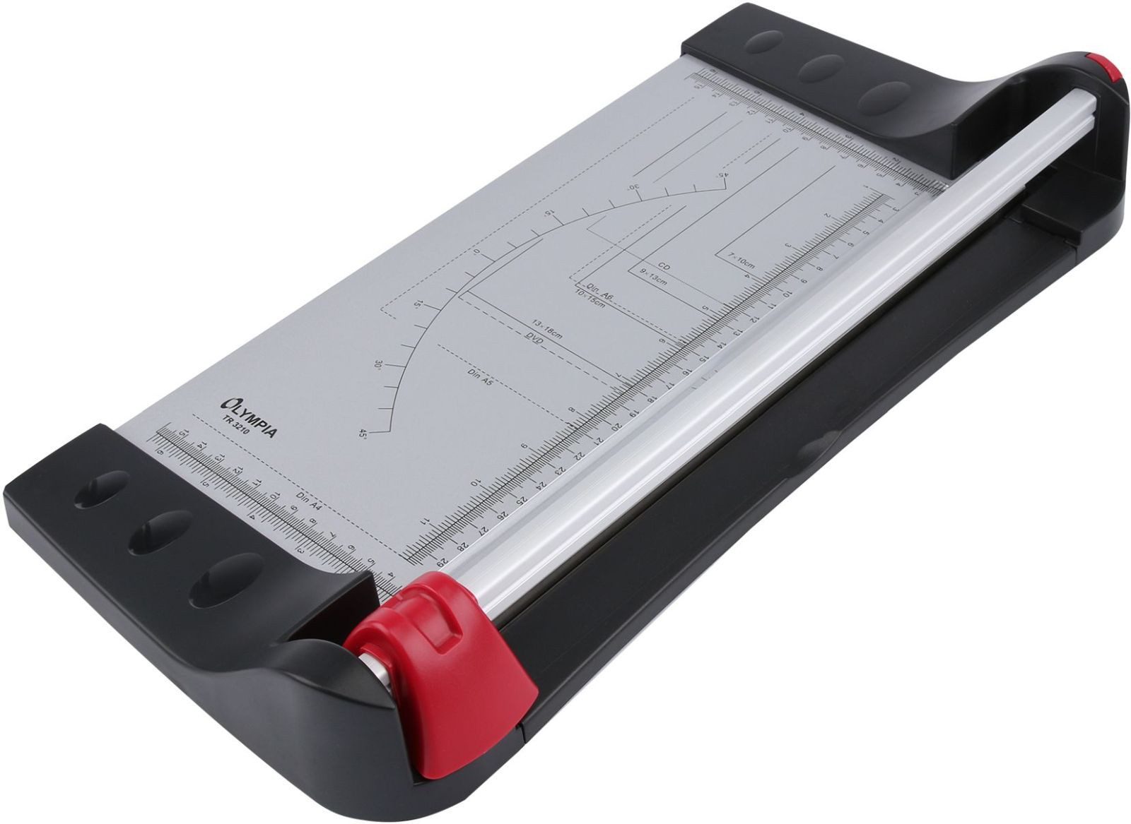 Olympia Rollenschneidemaschine Rollenschneider TR 3210 A4 schwarz