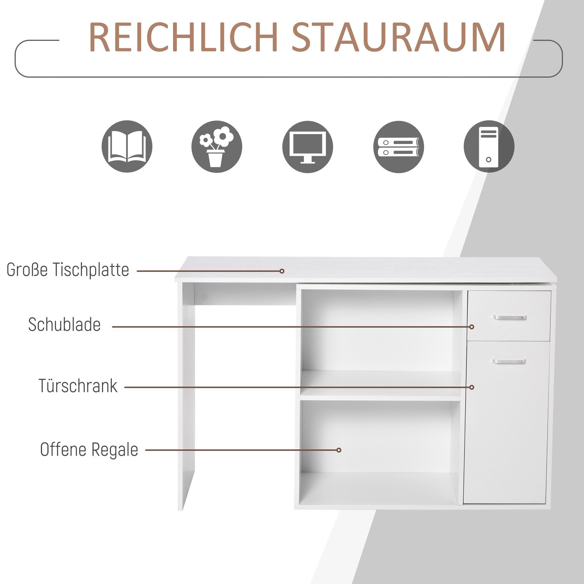 HOMCOM Schreibtisch