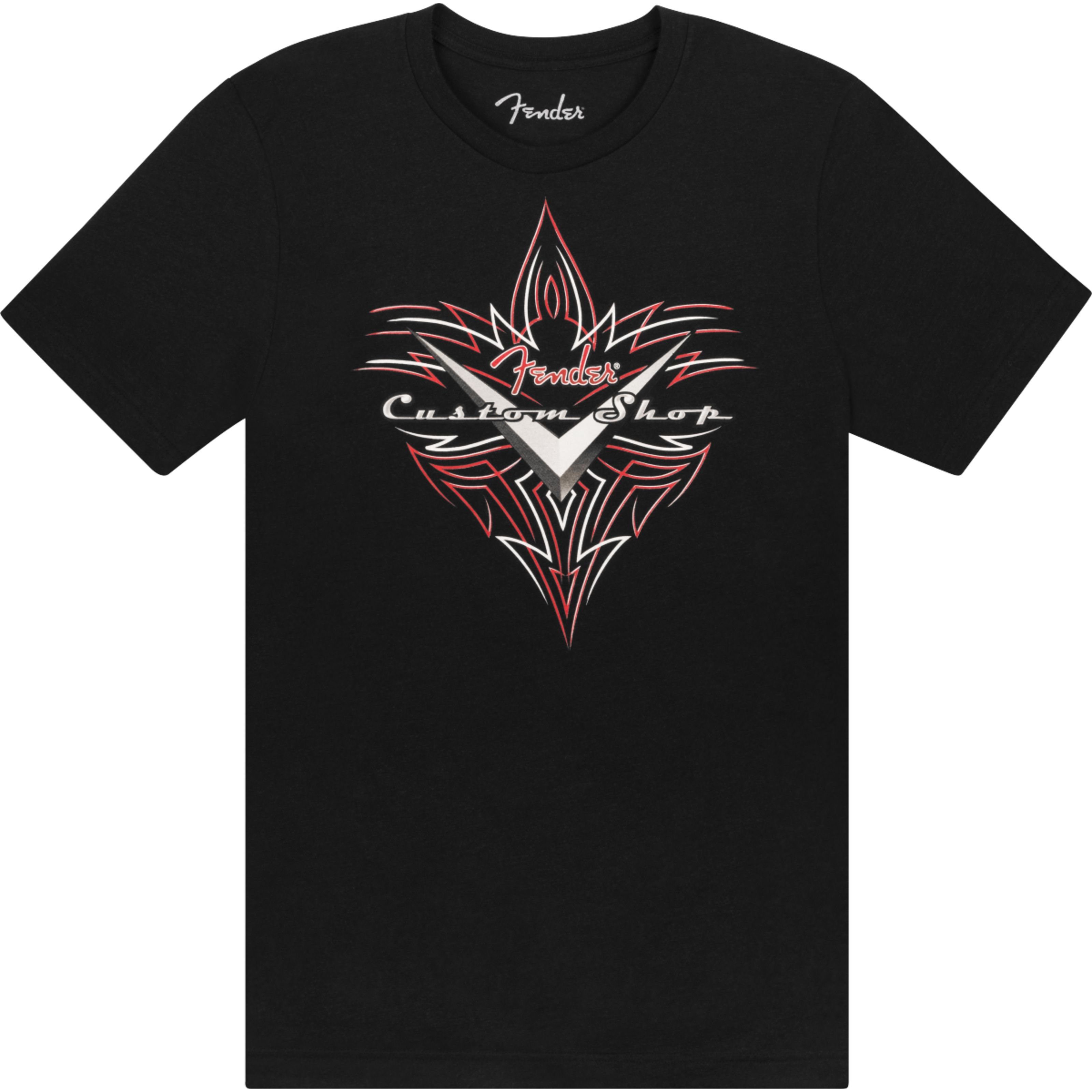 Fender T-Shirt (Textilien, T-Shirts) Custom Shop Pinstripe T-Shirt XL - T-Shirt