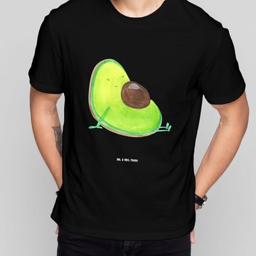 Mr. & Mrs. Panda T-Shirt Avocado schwanger - Schwarz - Geschenk, große Liebe, Gesund, Frauen, (1-tlg)