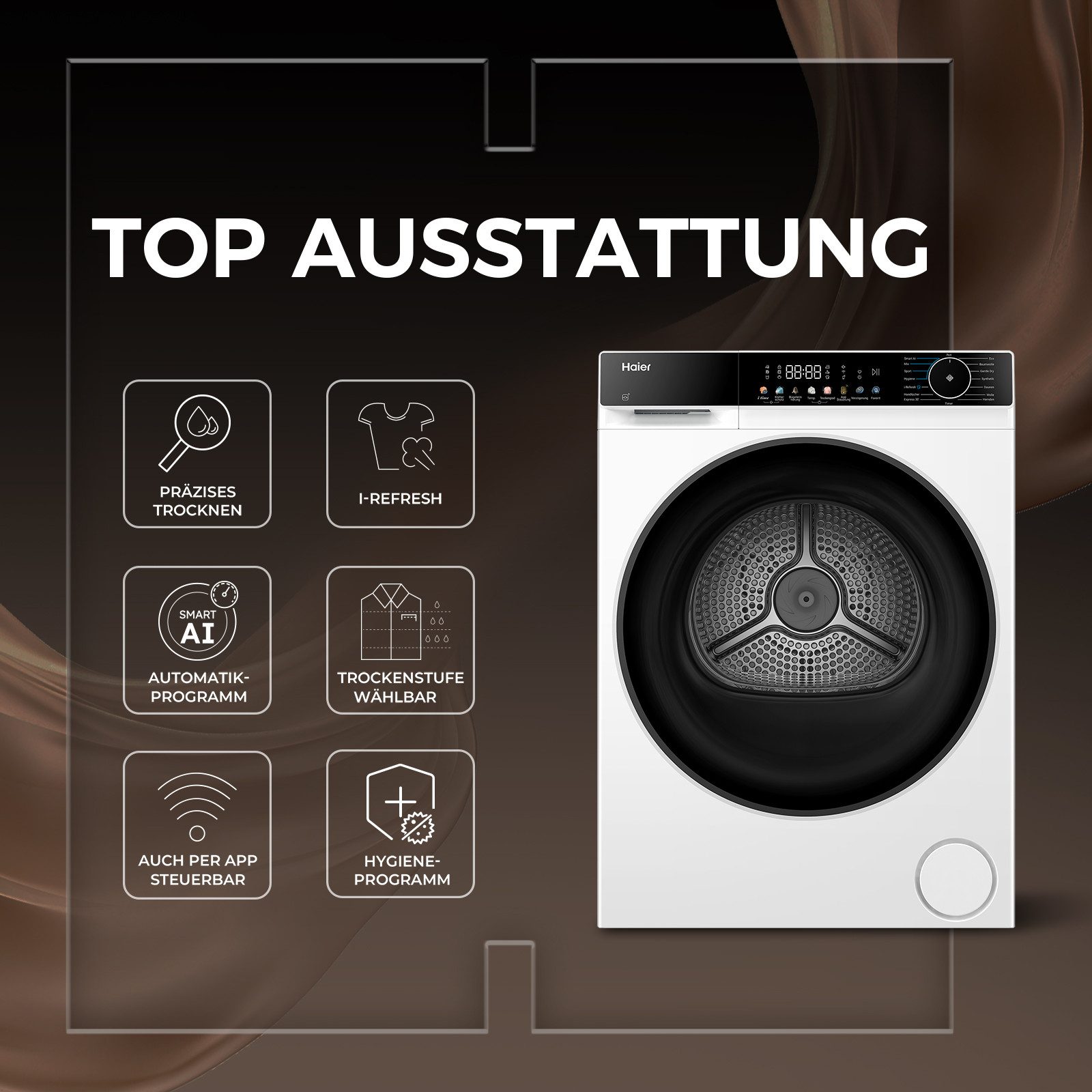 Haier Wärmepumpentrockner G5 Serie HD80-C657U1