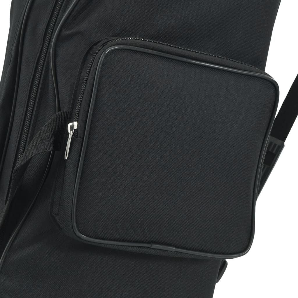 vidaXL Sporttasche 160 cm Angelrutentasche Schwarz 160 cm Oxford-Gewebe