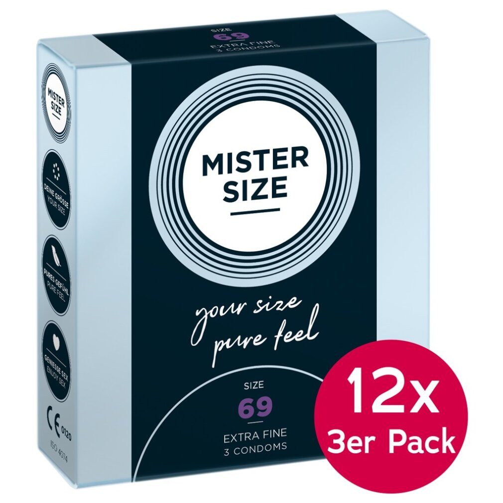 MISTER SIZE Kondome Mister Size Tray 60mm 12x3er