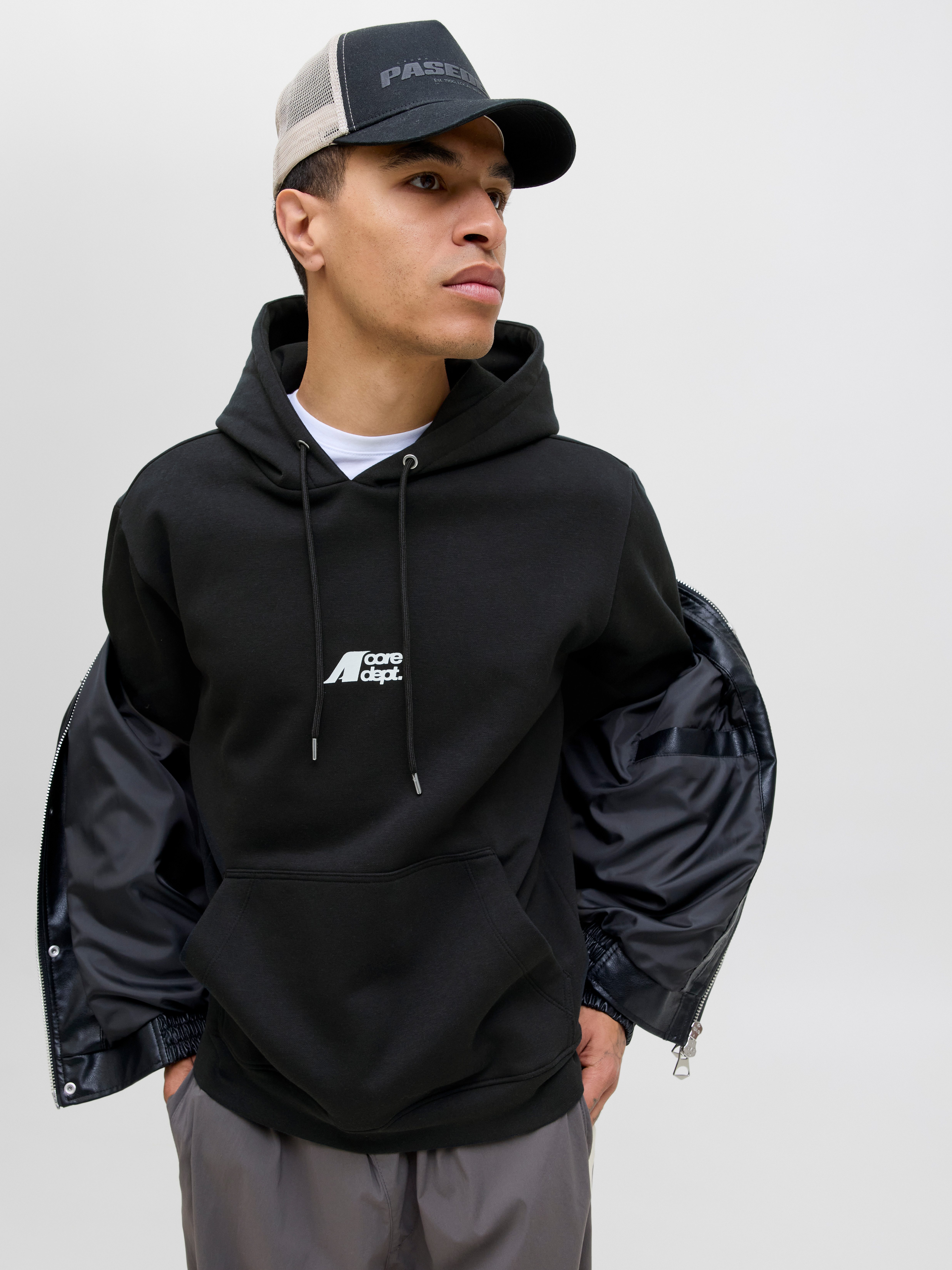 Jack & Jones Kapuzensweatshirt JCOTIER PRINT SWEAT HOOD günstig online kaufen