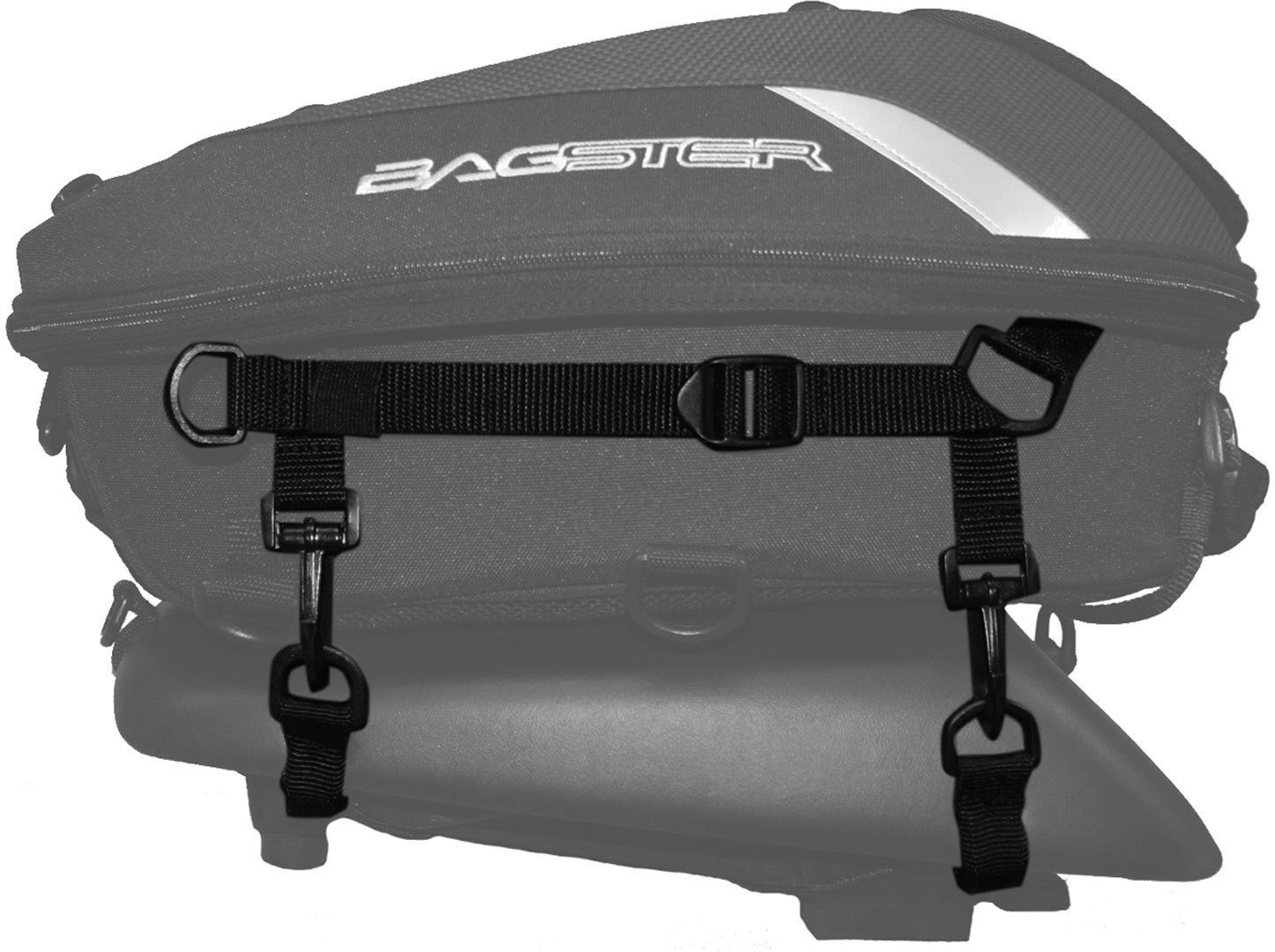 Bagster Gepäckträgertasche Spider Hecktasche, reflektierende