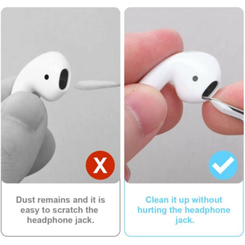 Reinigungsstift Kopfhörer für Bluetooth Cleaner Gravizone Air Pod Reinigungsstift