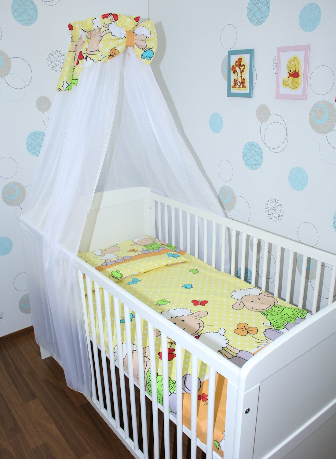 Babybettwäsche Bettset mit Bettwäsche Chiffon Baby Kinder