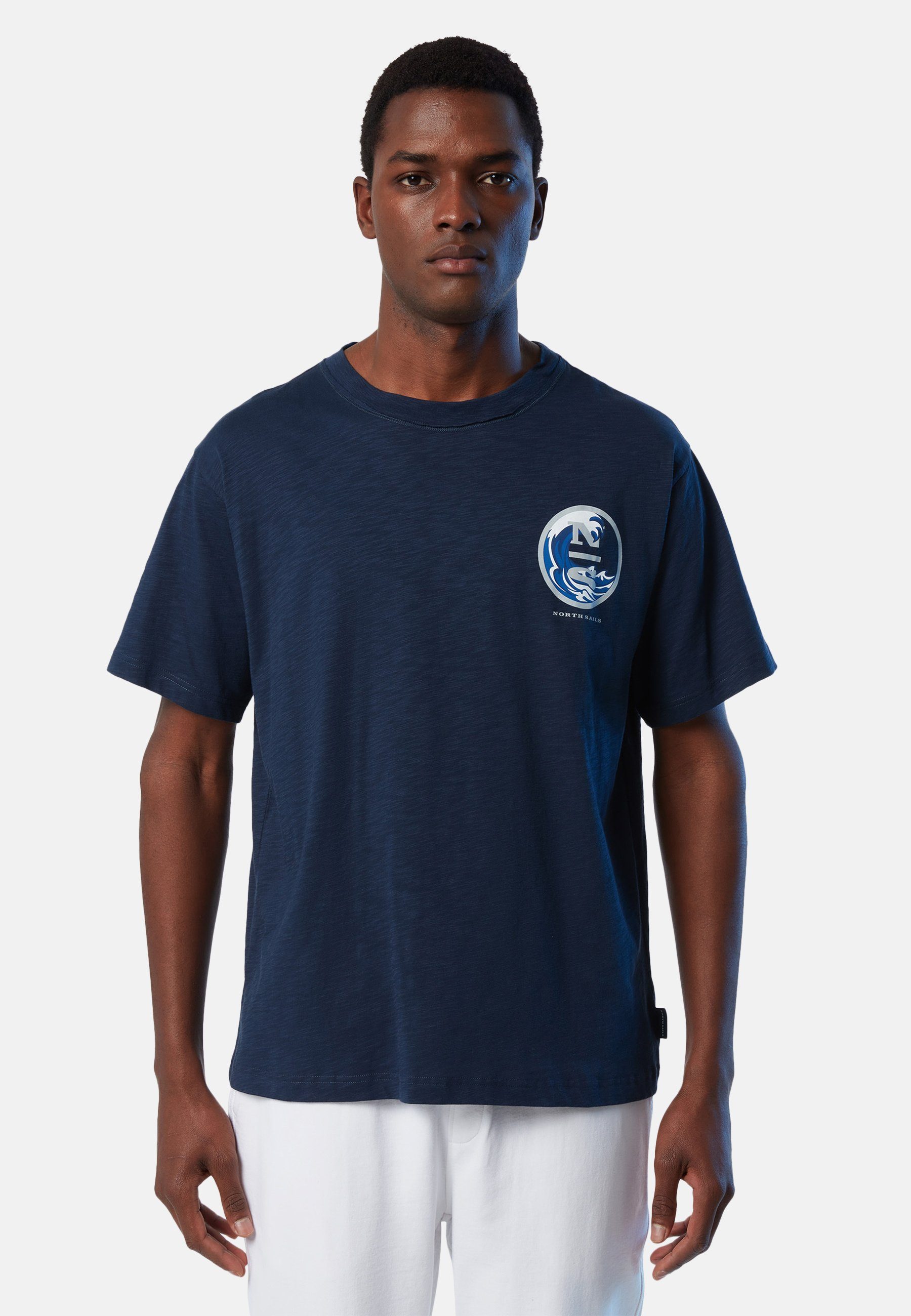 Sonstiges mit Sails T-Shirt BLUE Grafikdruck T-Shirt North