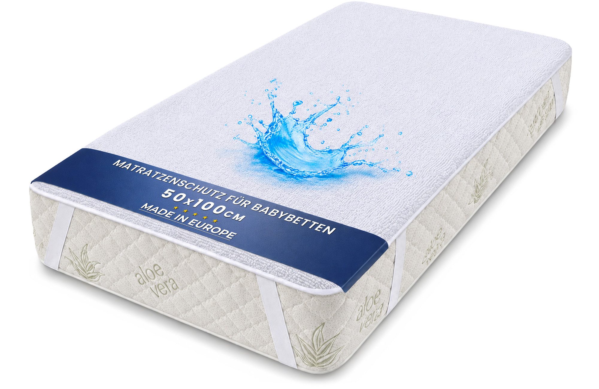 Matratzenschutzbezug Matratzenschoner wasserdichte Matratzenauflage Kinder Bettunterlage Totsy Baby