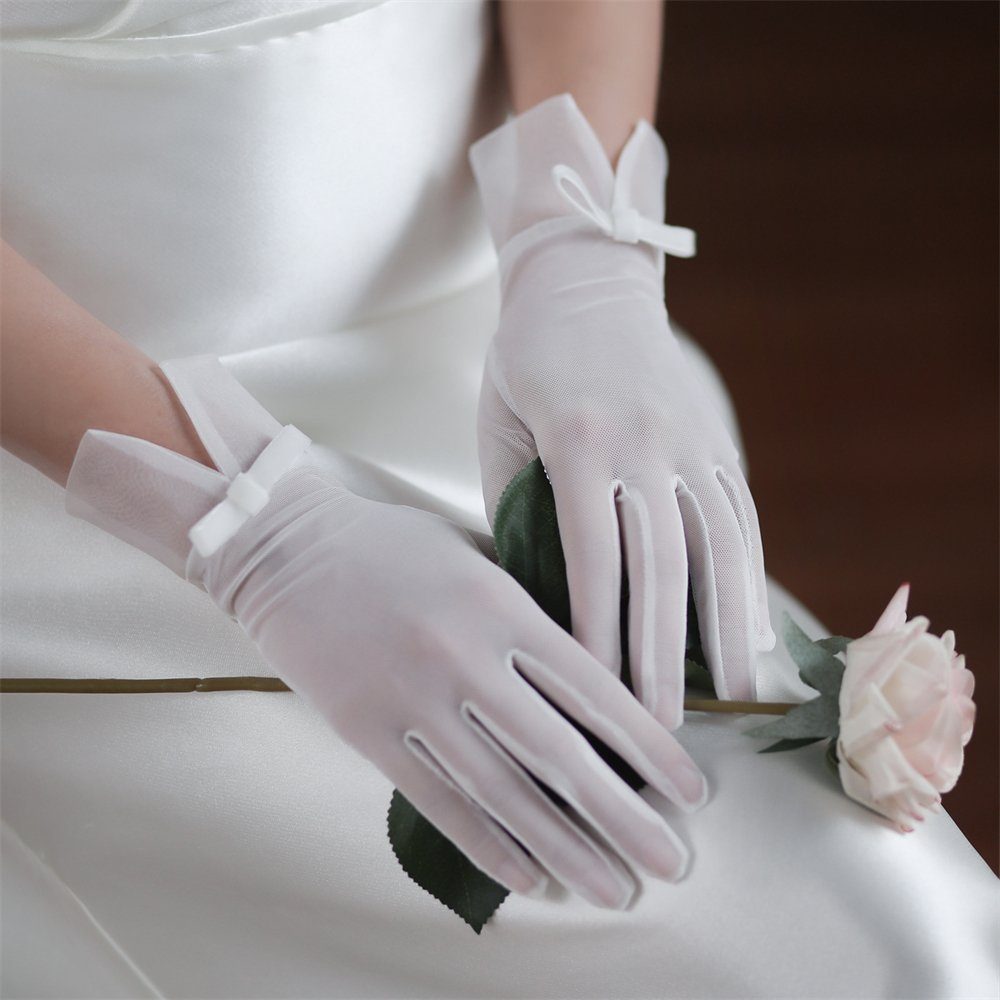 die Rouemi Abendhandschuhe, Abendhandschuhe Einfache für Hochzeit Handschuhe