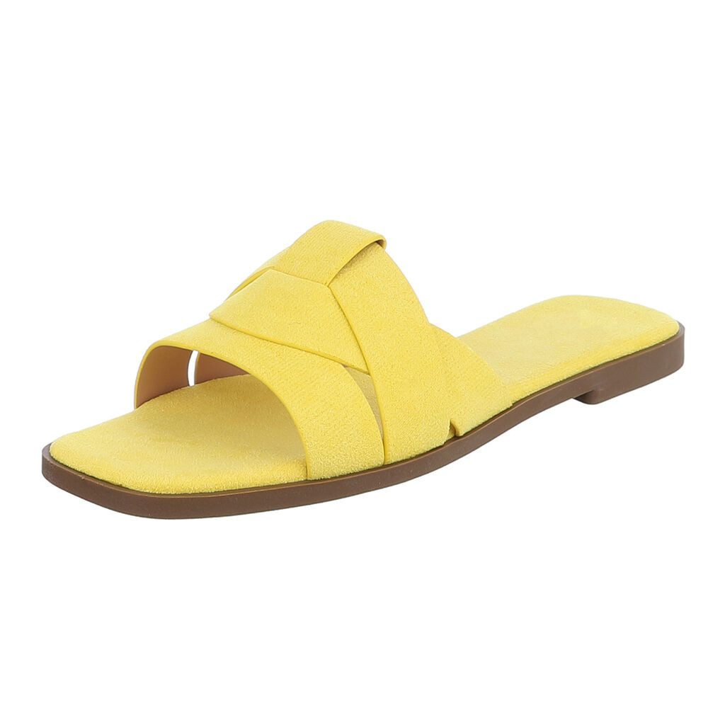 Ital-Design Moderne Damen Sandalen mit geflochtenem Design für Freizeit Pan günstig online kaufen