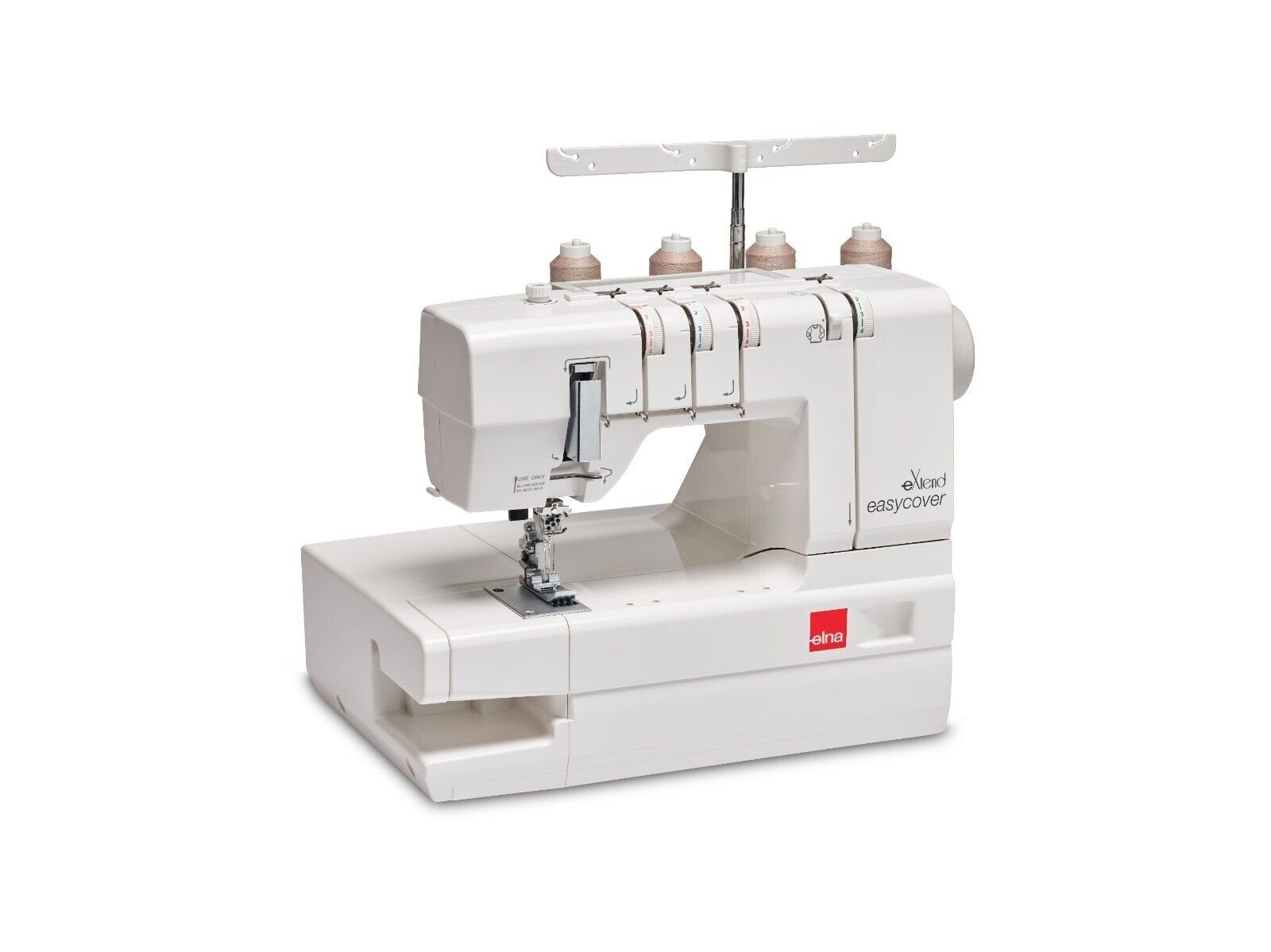 Elna Overlock-Nähmaschine Coverlock Nähmaschine ELNA eXtend easycover mit FREIARM, Differential