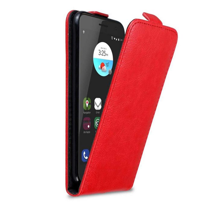 Cadorabo Handyhülle Flip wie Invis ZTE Blade V7 Handy Schutzhülle Klappbare Hülle Kunstleder mit Magnetverschluss