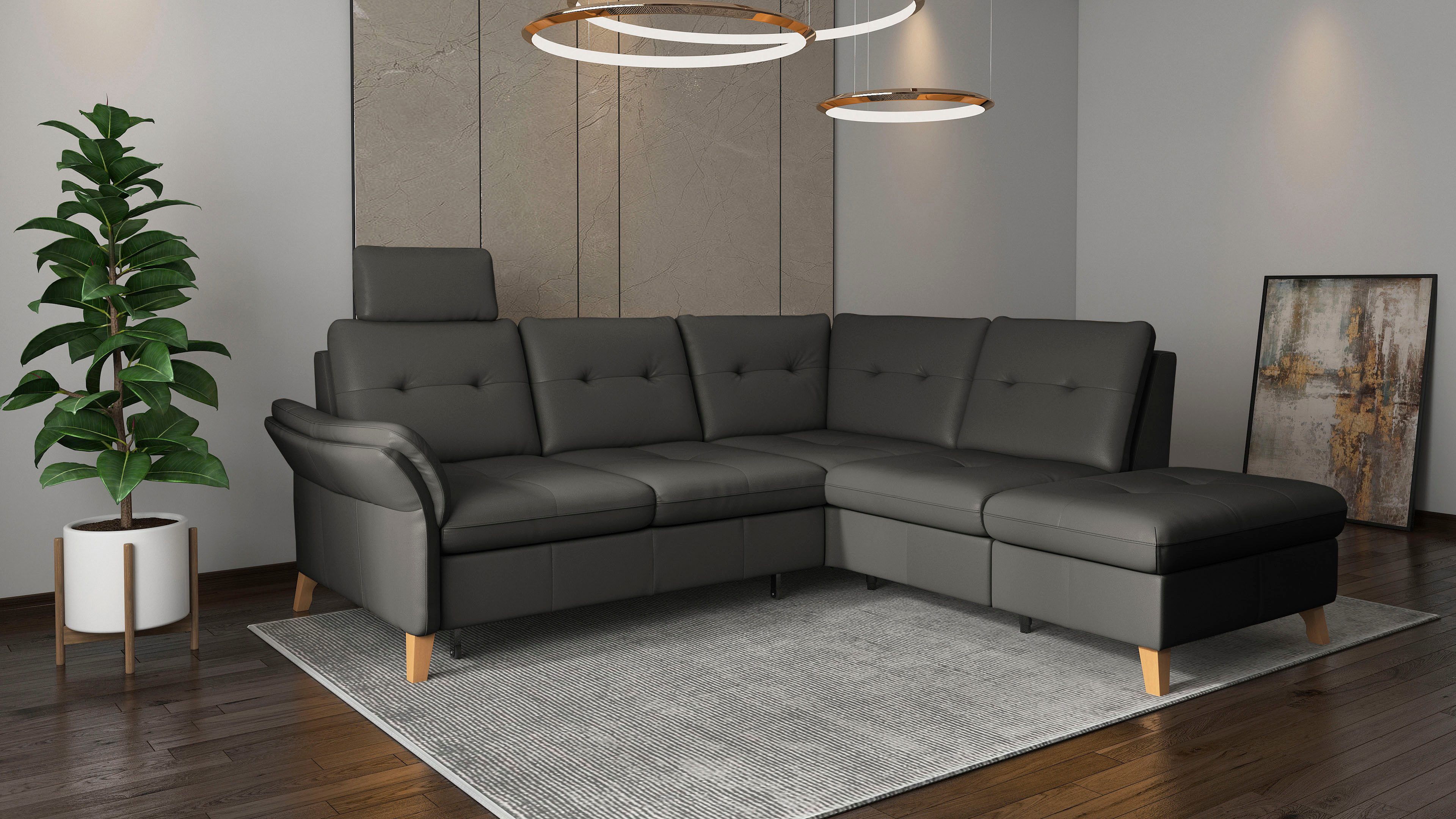 sit&more Ecksofa "Göteborg" inkl. Sitztiefenverstellung, wahlweise mit Bett günstig online kaufen