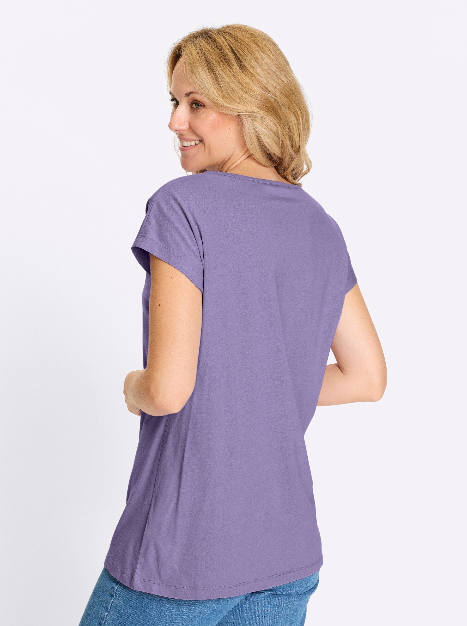 Sieh an! T-Shirt Longshirt . günstig online kaufen