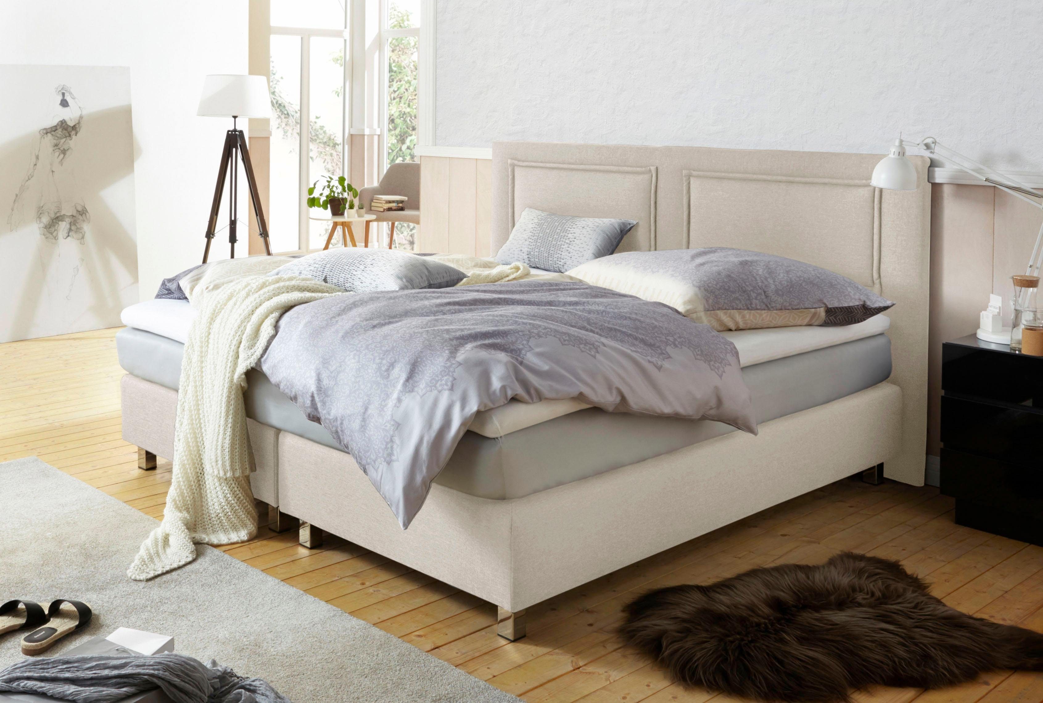 Westfalia Schlafkomfort Boxspringbett, wahlweise mit Topper günstig online kaufen