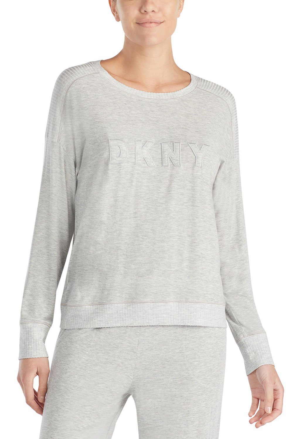 Top YI3419330 DKNY grey heather Sleepshirt Essentials light