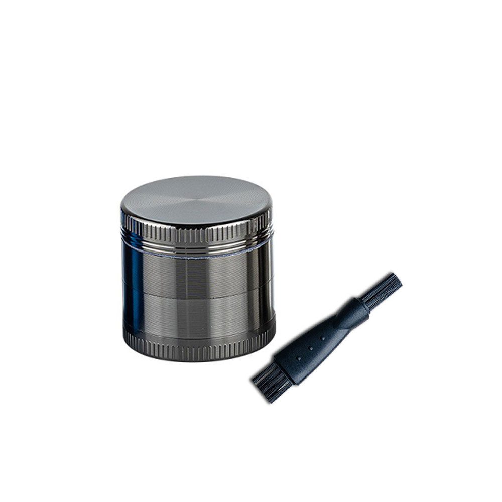 Coumo Kräutermühle Mini Grinder Crusher, ⌀ 3 cm, Gewürzmühle klein, 4-teilig, Metall, Set