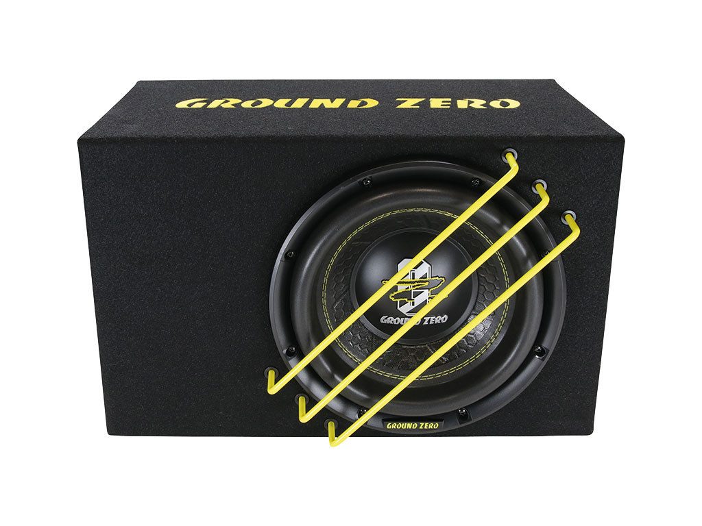 Ground Zero GZRB 25SPL 25 cm SPL Bassreflex Gehäusesubwoofer Auto-Subwoofer (500 W, max.: W 25 cm)