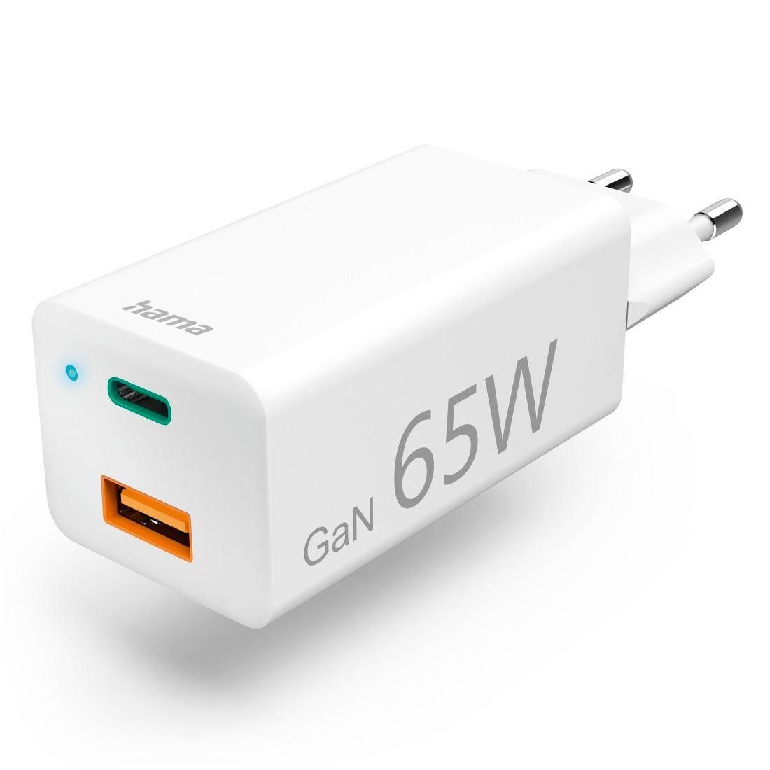 C Ladegerät Watt Charge 65 GaN 2 Hama A Power USB USB-Ladegerät Quick Delivery+USB Port