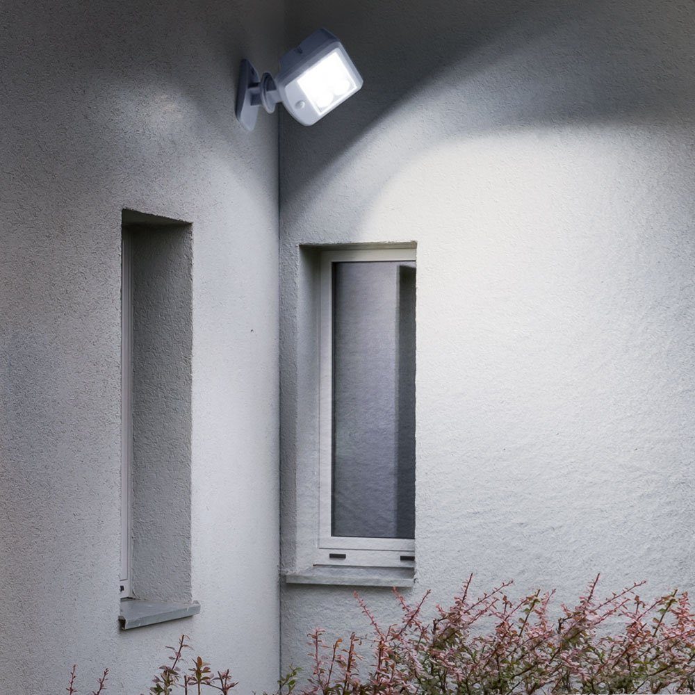 etc-shop LED Solarleuchte, Solarlampen mit Solar Lampen Kaltweiß, für Bewegungsmelder Außen Tageslichtweiß