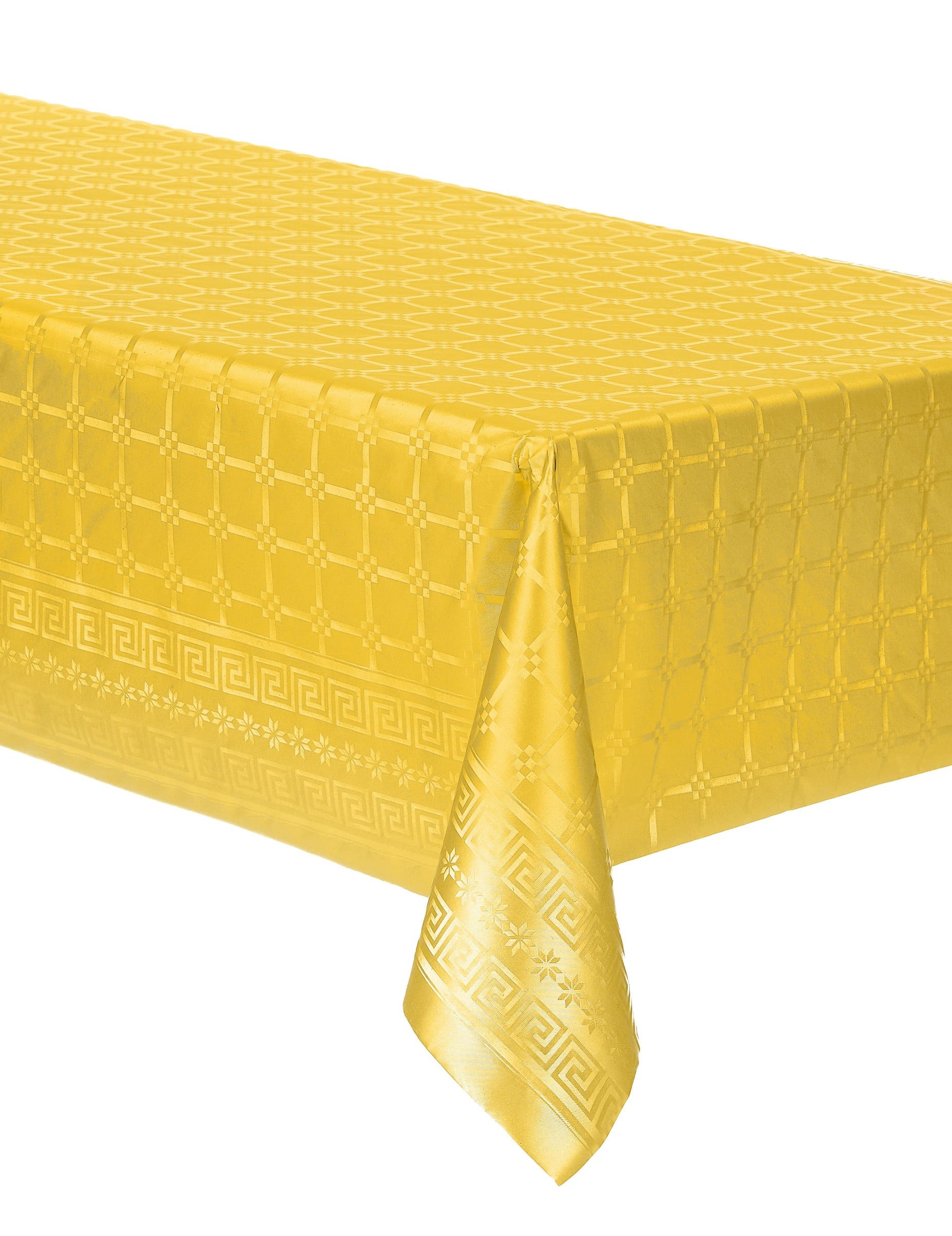 Kostüm Papiertischdecke Party-Accessoire Tischdeko gelb 120 x 600cm