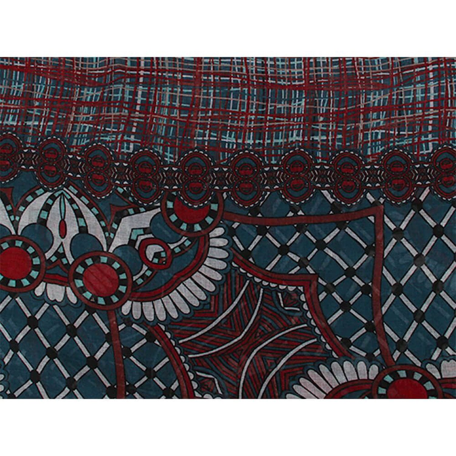 chic4home Loop Trend Twist, (1-St. 1-teilig), Damen Loop-Schal Schlauchschal Karo-Paisley Muster